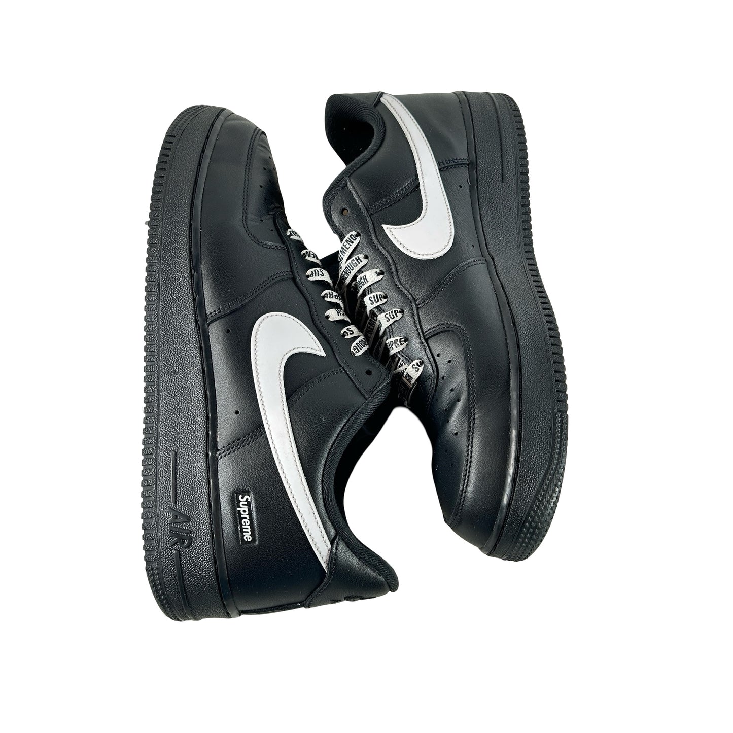 CU9225 002 Nike Air Force 1 Low Supreme Black White [USED] - 11.5 M (Used2)