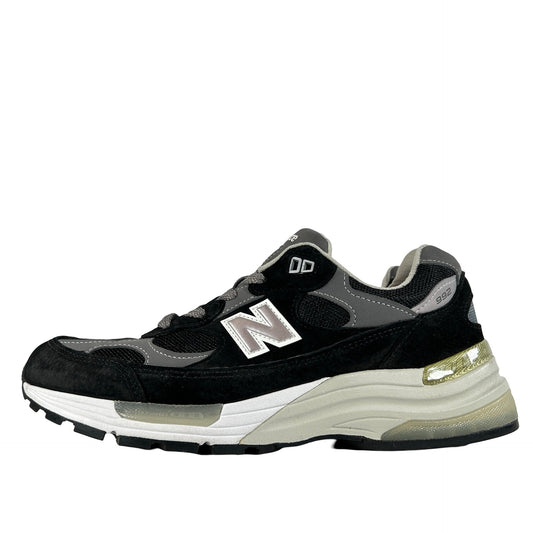 M992EB New Balance 992 Black Grey Suede [USED] - 9 M (Used)