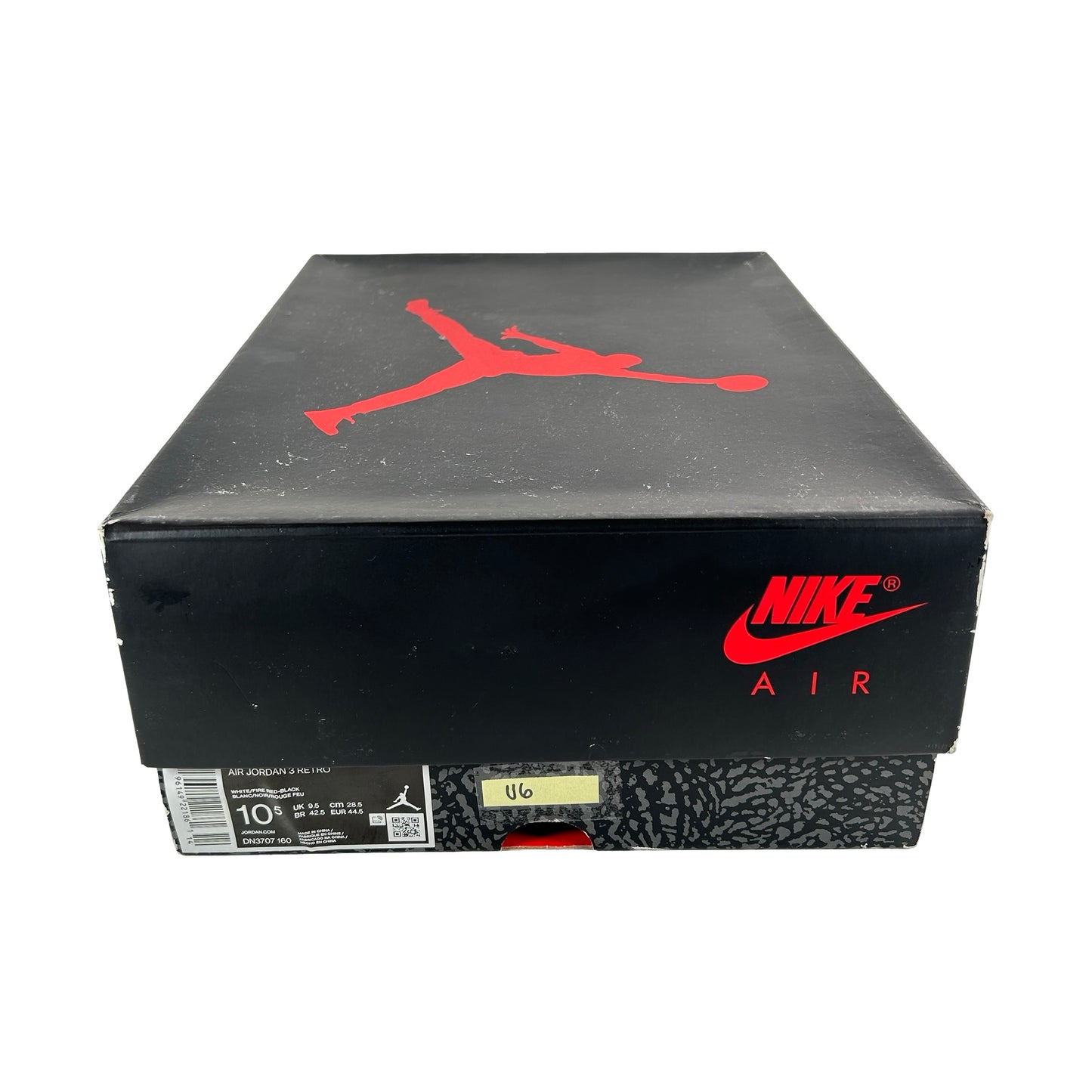 DN3707 160 Jordan 3 Retro Fire Red (2022) [USED] - 10.5 M (Used6)