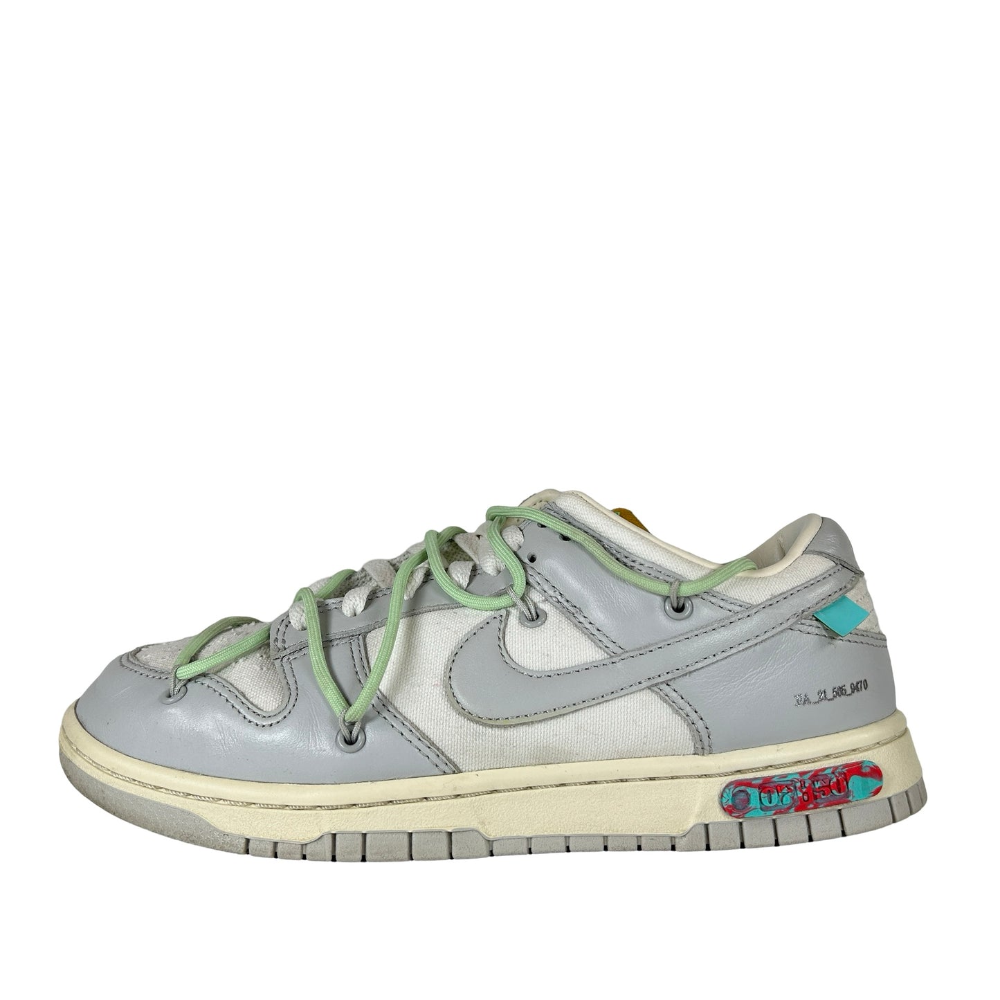 DM1602 108 Nike Dunk Low Off-White Lot 7 [USED] - 8 M (Used)