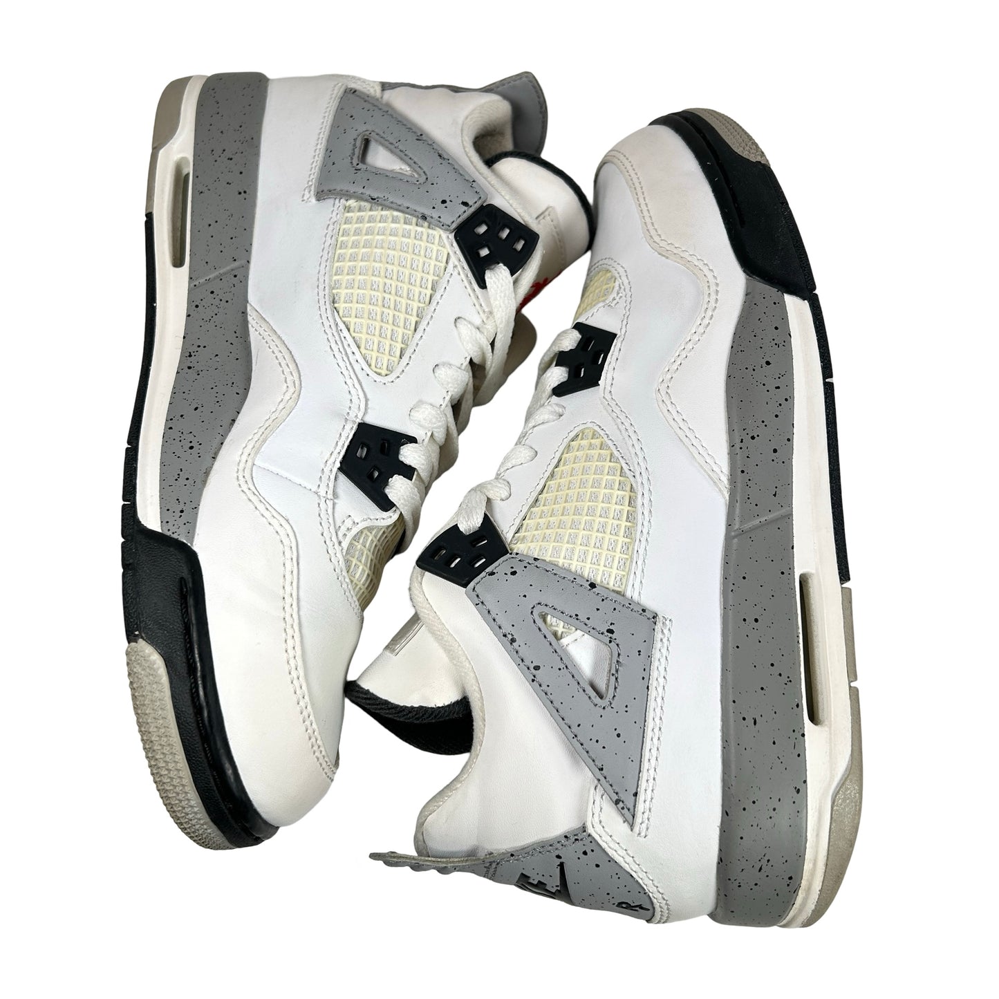 836016 192 Jordan 4 White Cement GS [USED] - 6 Y (Used2)