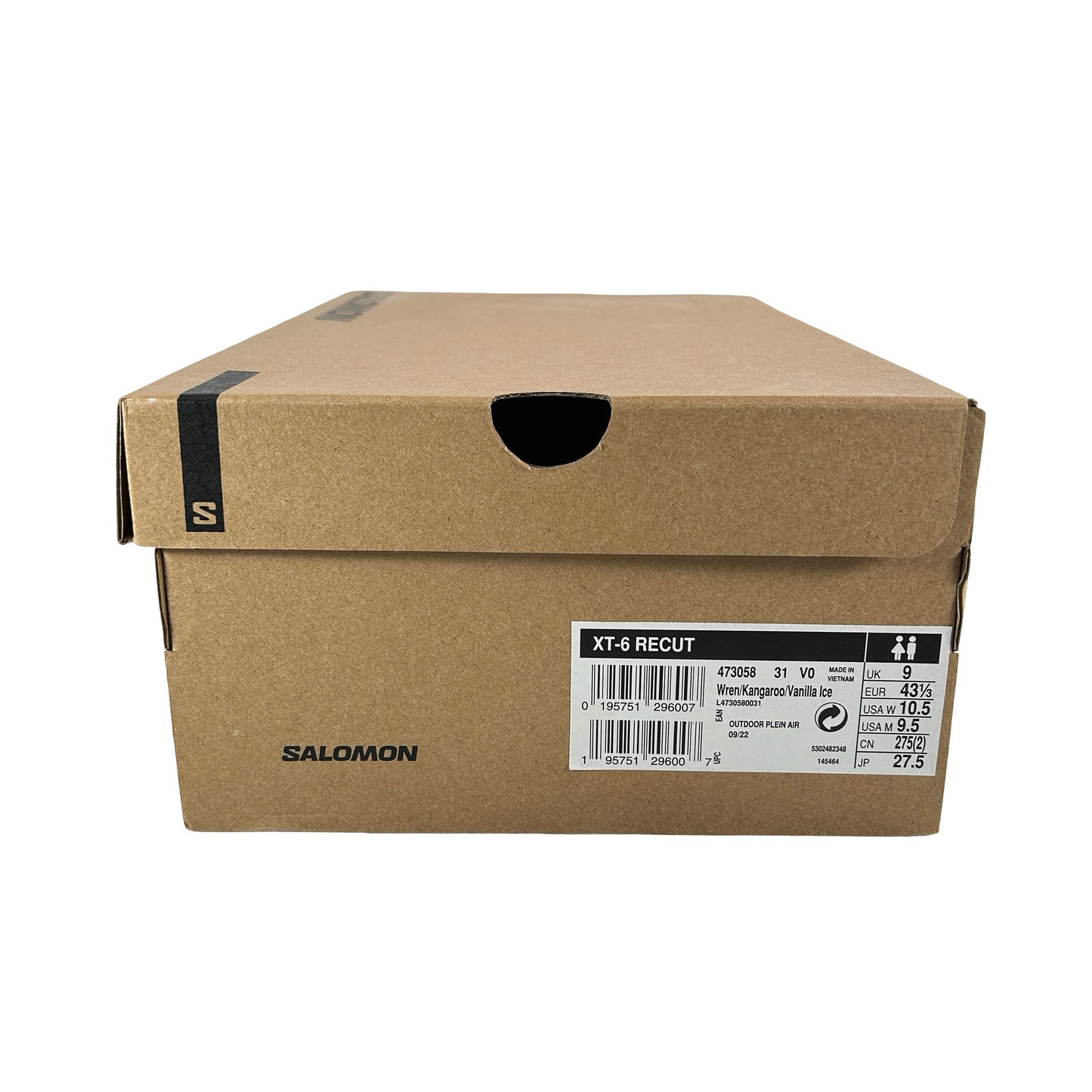 L47305800 Salomon XT-6 RECUT Wren Kangaroo [USED] - 9.5 M (Used)