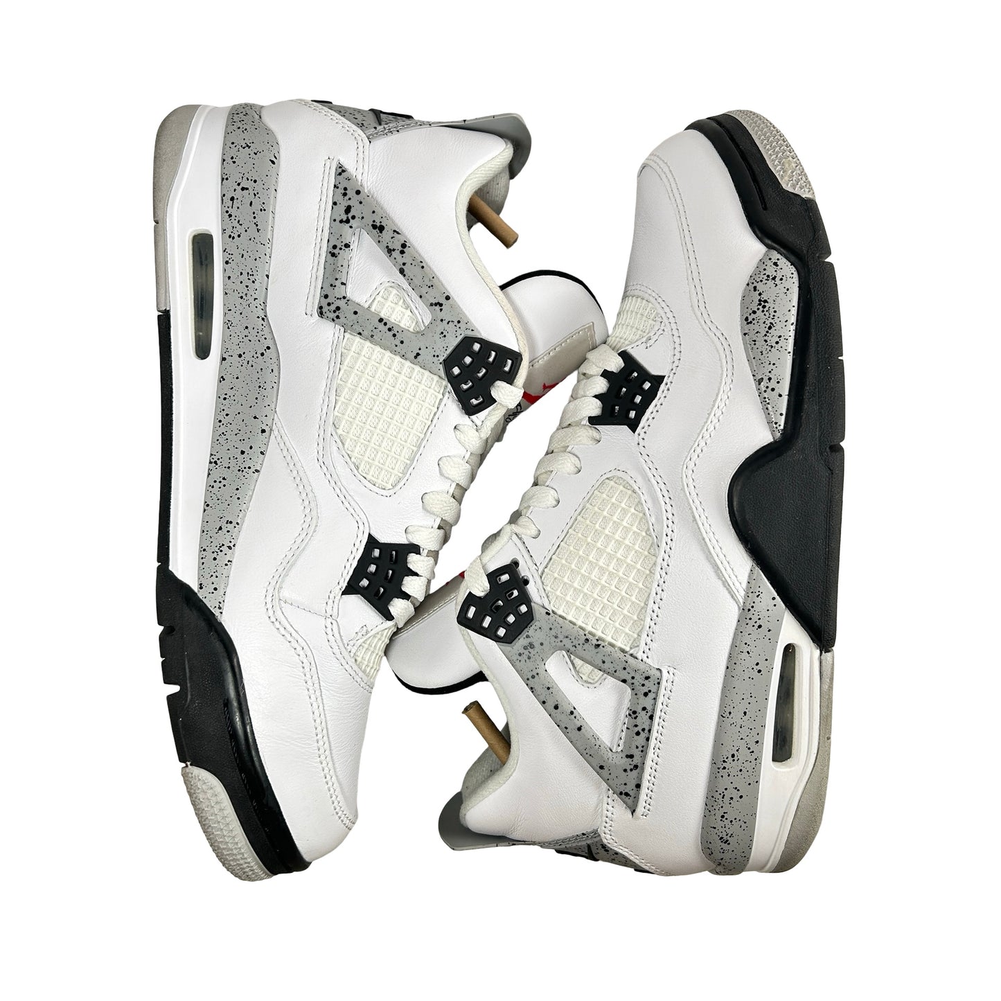 840606 192 Jordan 4 White Cement [USED] - 9.5 M (Used3)