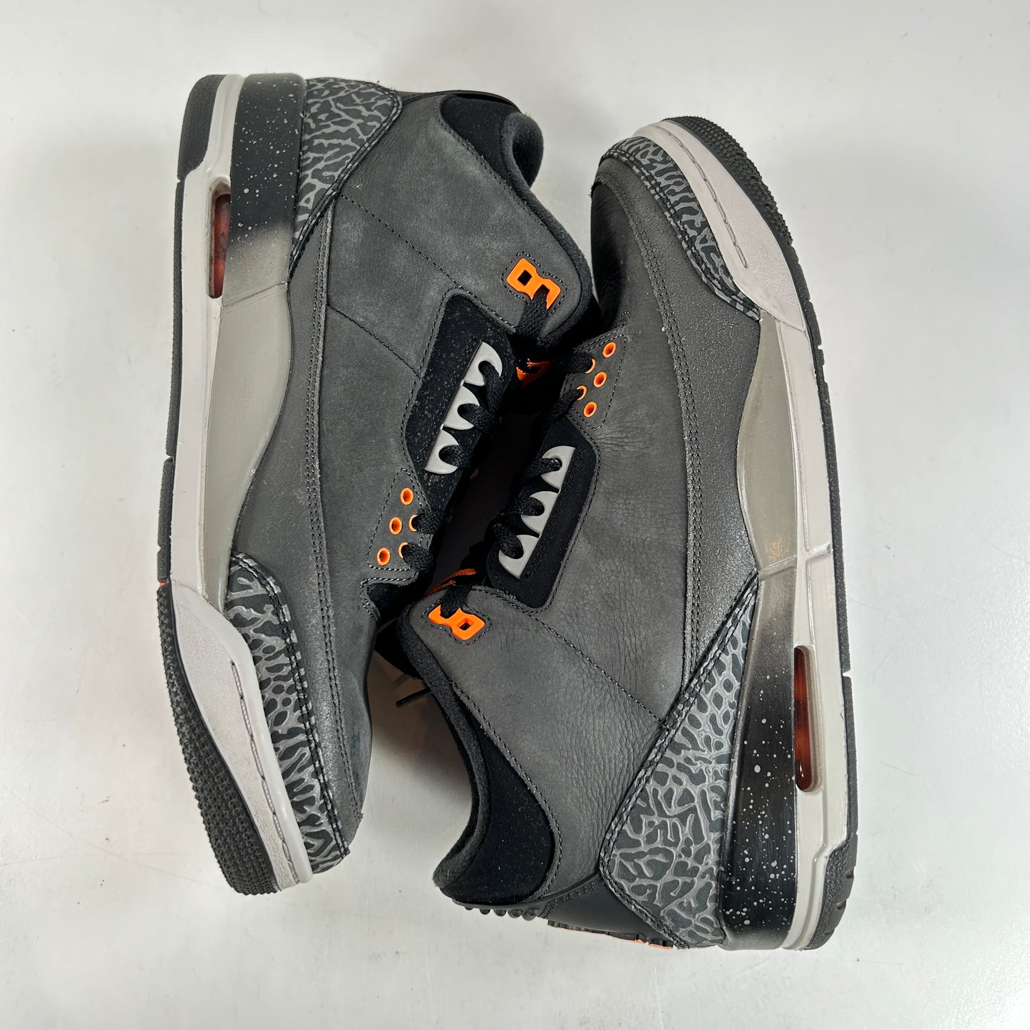 CT8532 080 Jordan 3 Retro Fear Pack (2023) [USED] - 11.5 M (Used) (No Box)