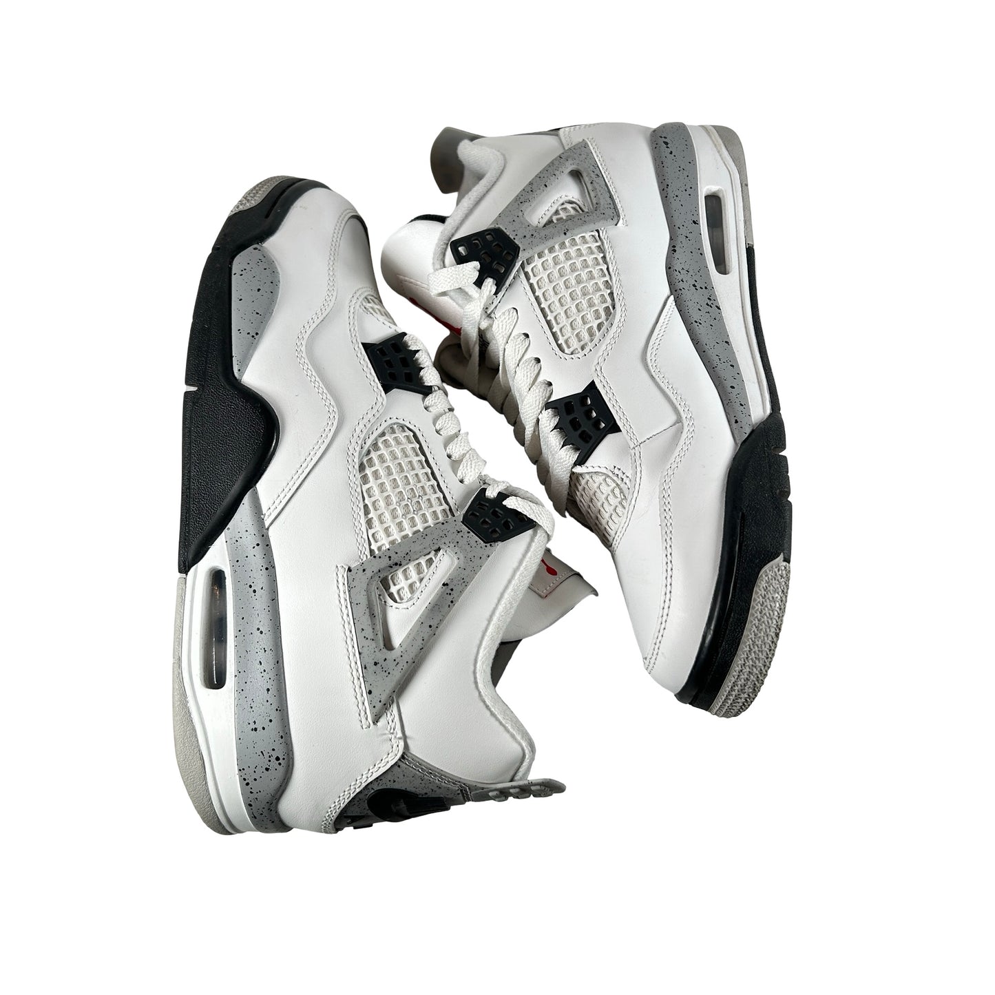 FV5029 100 Jordan 4 Retro White Cement (2025) [USED] - 7.5 M (Used)
