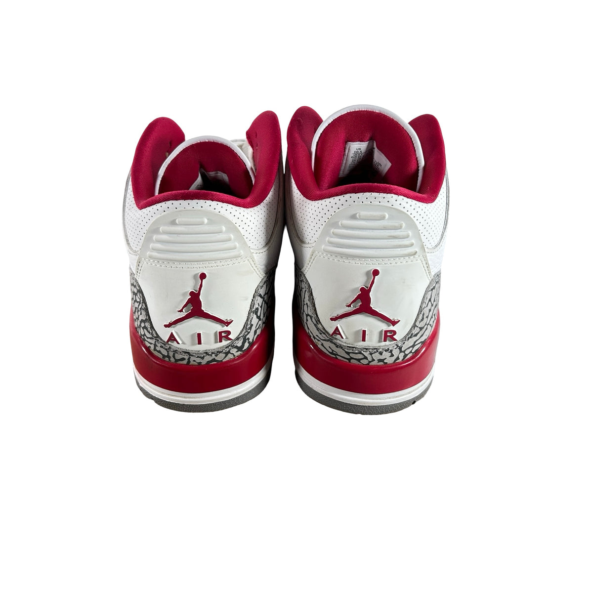 CT8532 126 Jordan 3 Retro Cardinal Red [USED] - 10.5 M (Used3) (No Box3)