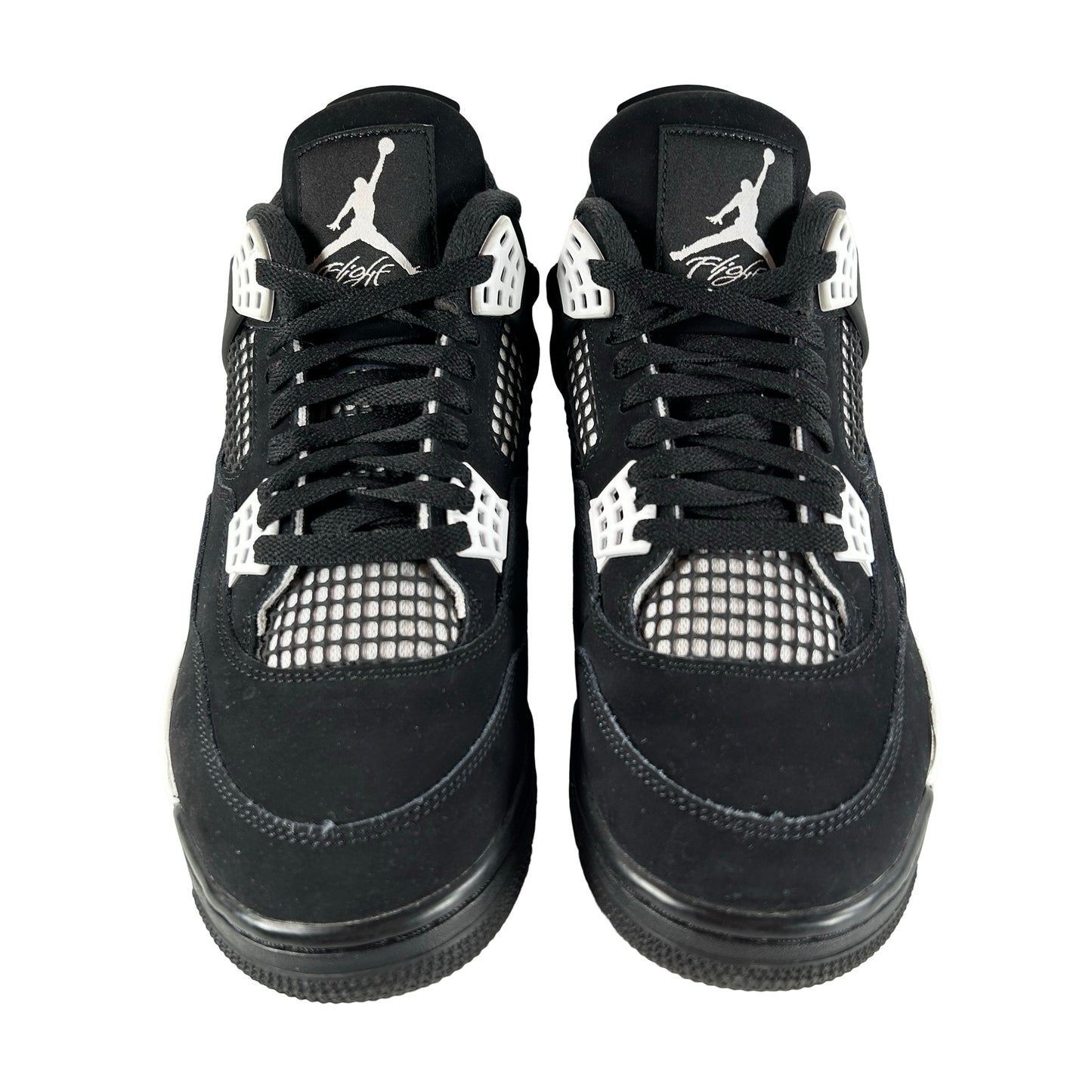 FQ8138 001  Jordan 4 Retro White Thunder [USED] - 10 M (Used6)