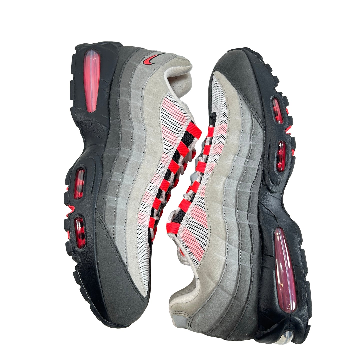 IM7410 001 Nike Air Max 95 OG Big Bubble Solar Red (2025) [USED] - 13 M (Used)