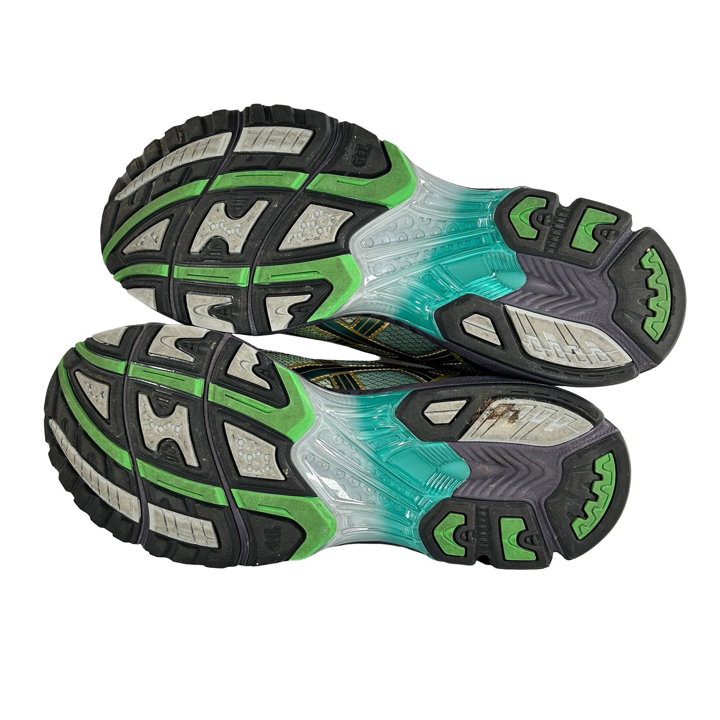 1203A639 300 ASICS Gel-Kayano 14 P. Andrade Gradation Green [USED] - 12 M (Used)