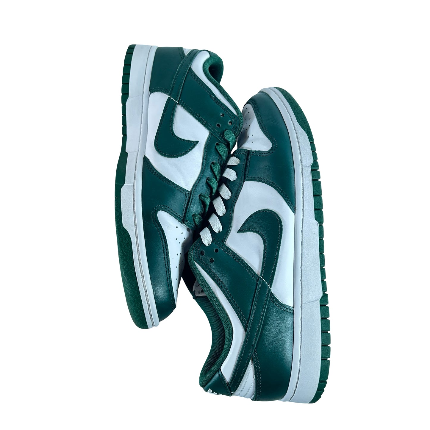 DD1391 101 Nike Dunk Low Michigan State [USED] - 9.5 M (Used4)