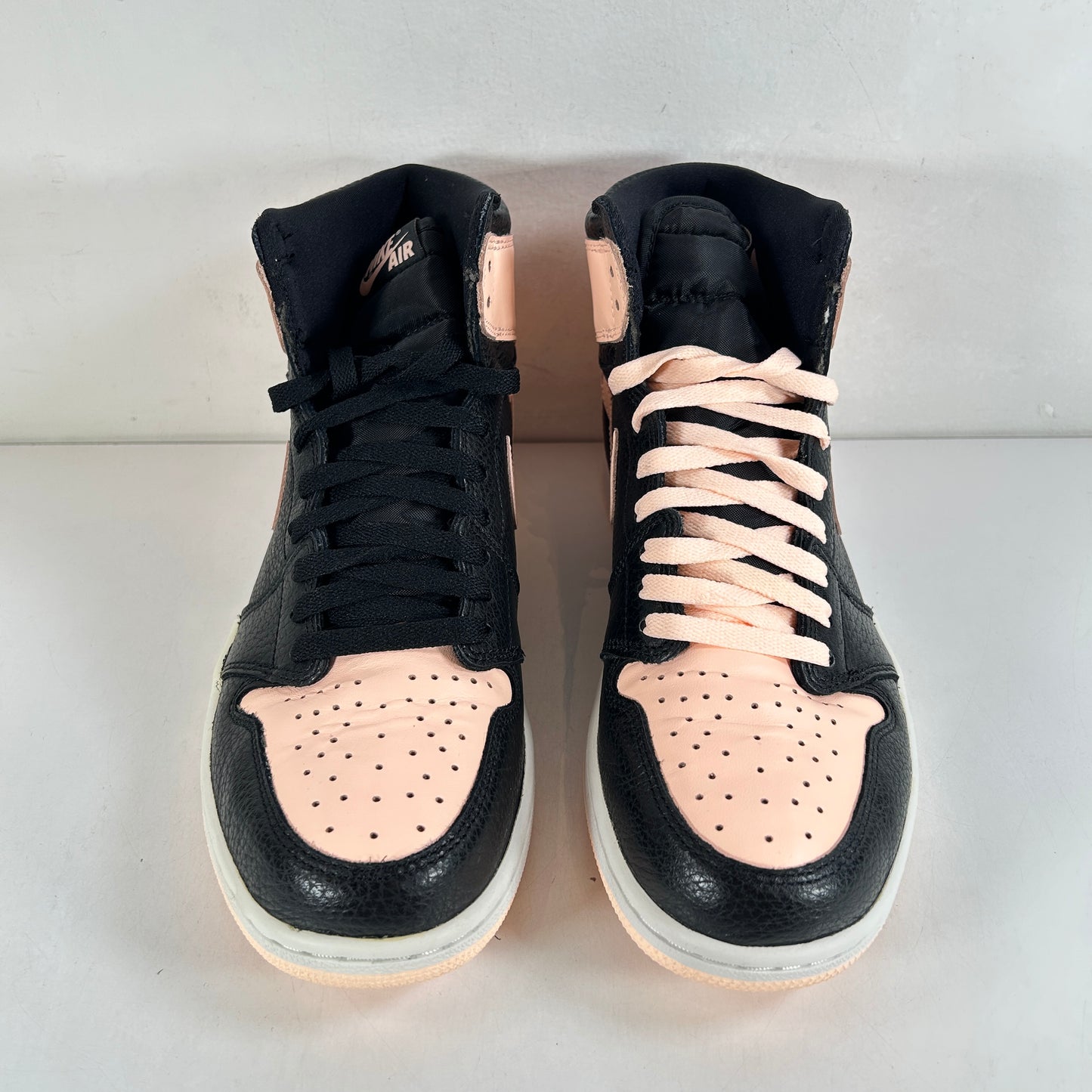 555088 081 Jordan 1 Retro High Black Crimson Tint [USED] - 10 M (Used)