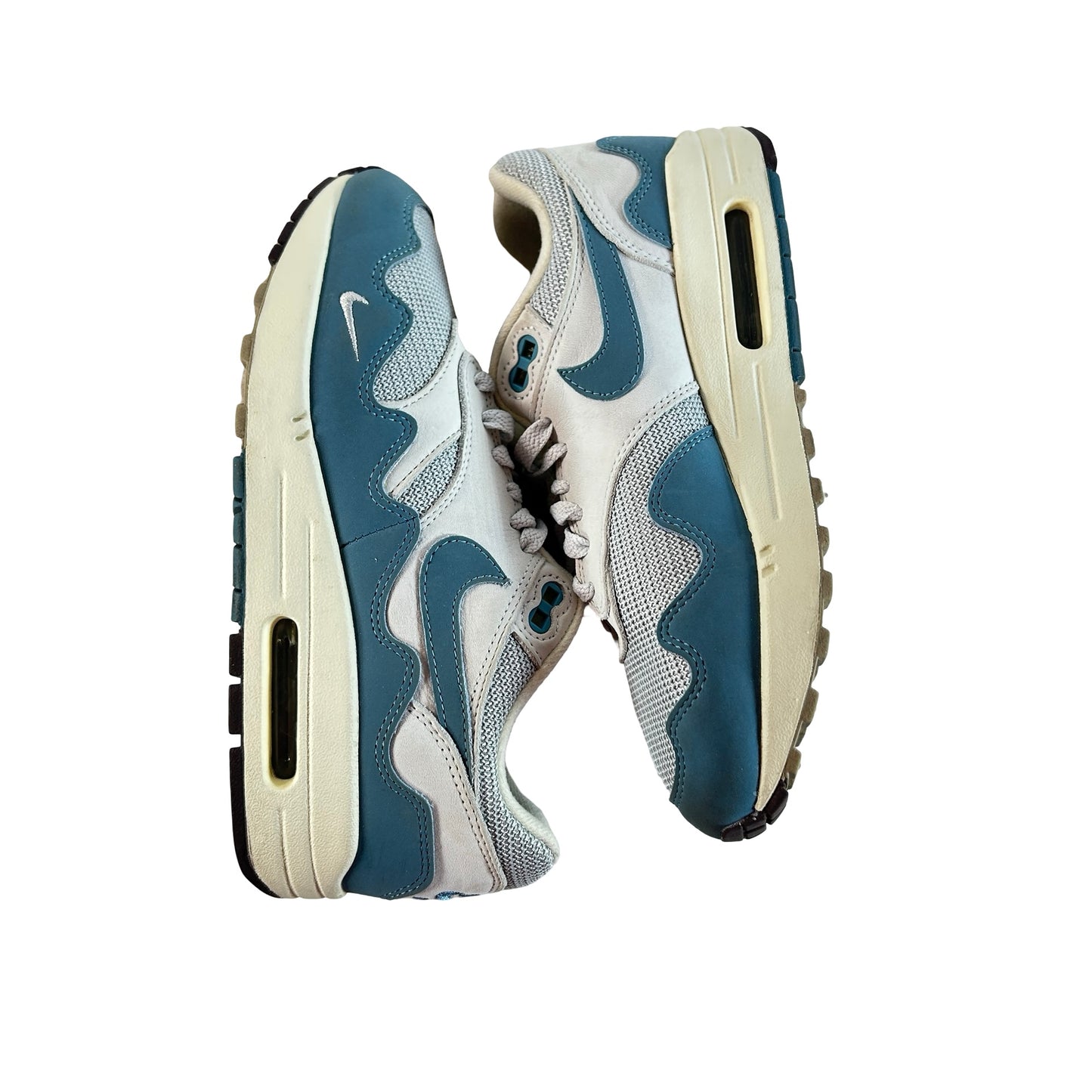 DH1348 004 Nike Air Max 1 Patta Waves Noise Aqua [USED] - 5.5 M (Used) (No Insoles)