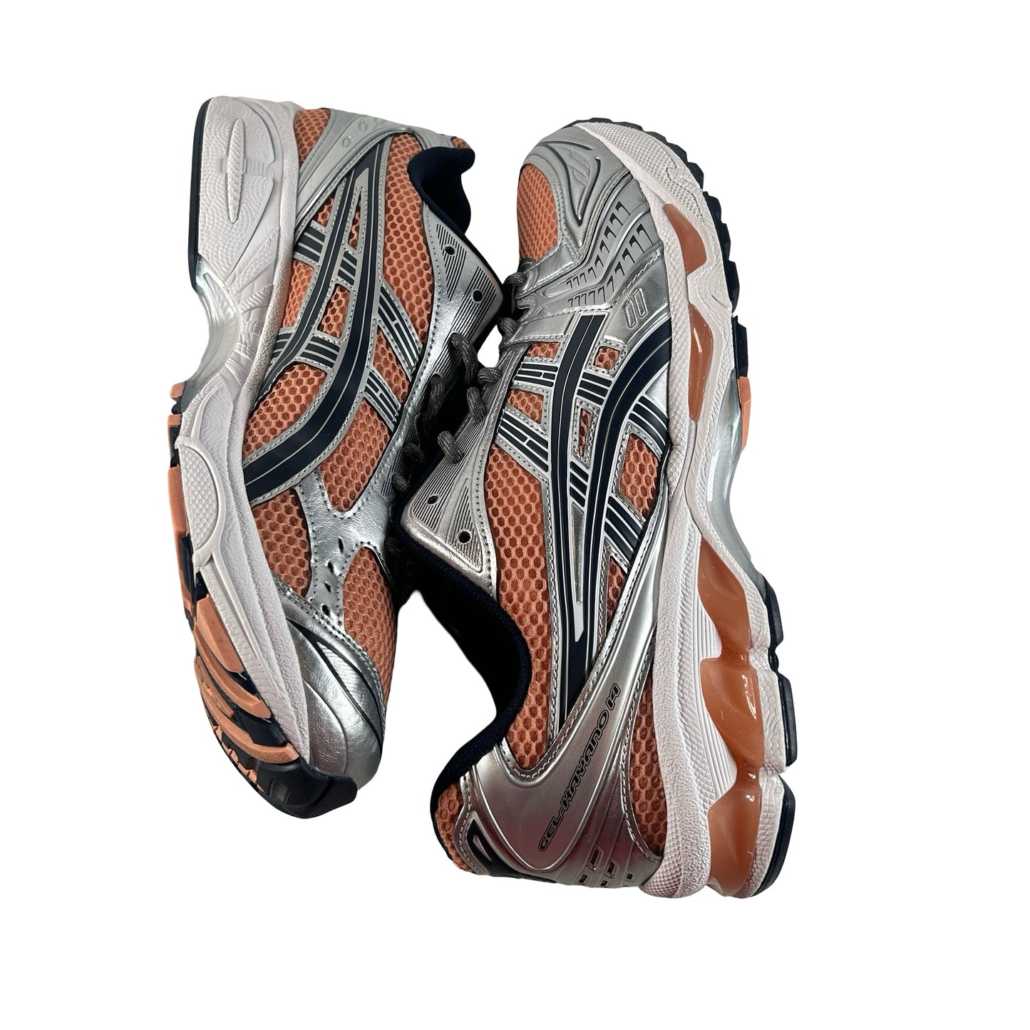 1203A537 201 ASICS Gel-Kayano 14 Sepia Pure Silver [USED] - 11.5 M (Used) (Replace Box)