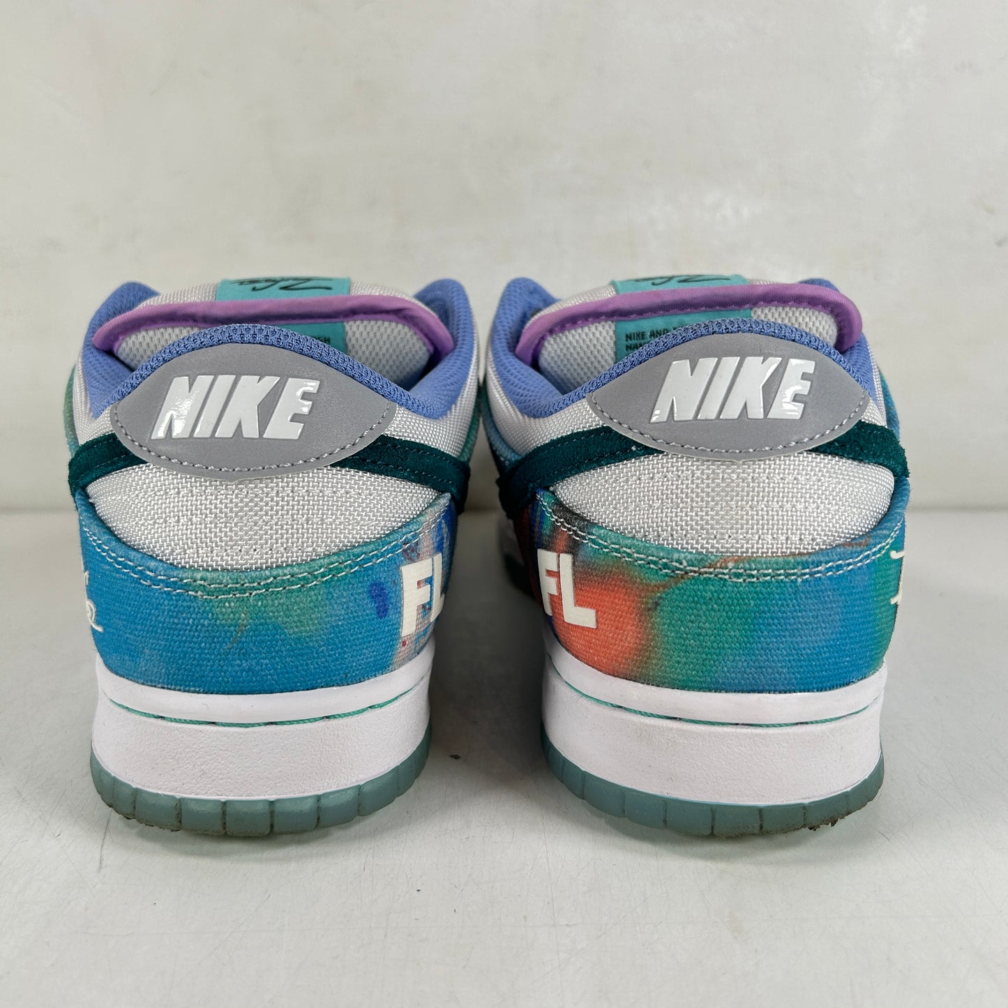 HF6061 400 Nike SB Dunk Low Futura Laboratories Bleached Aqua [USED] - 9 M (Used)