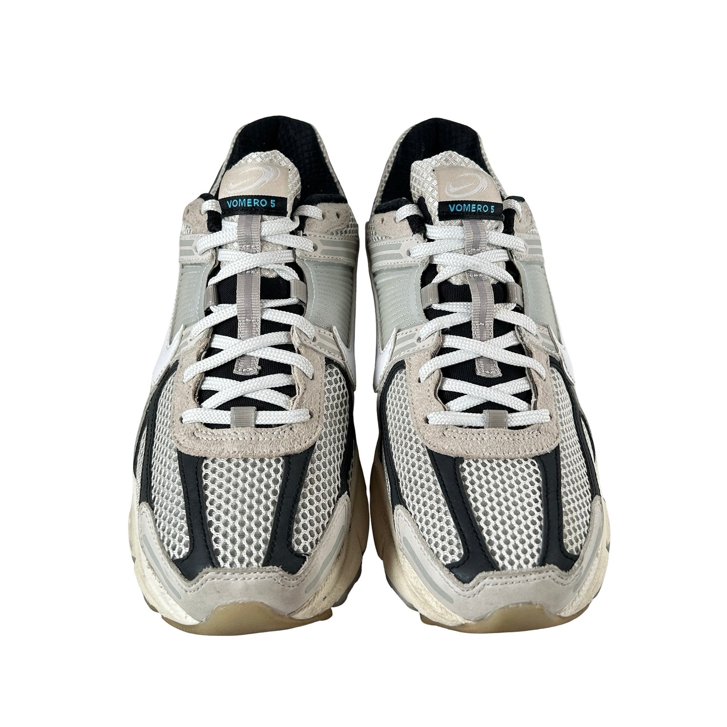 FN7649 110 Nike Zoom Vomero 5 Supersonic Light Bone Black [USED] - 9 M (Used3)