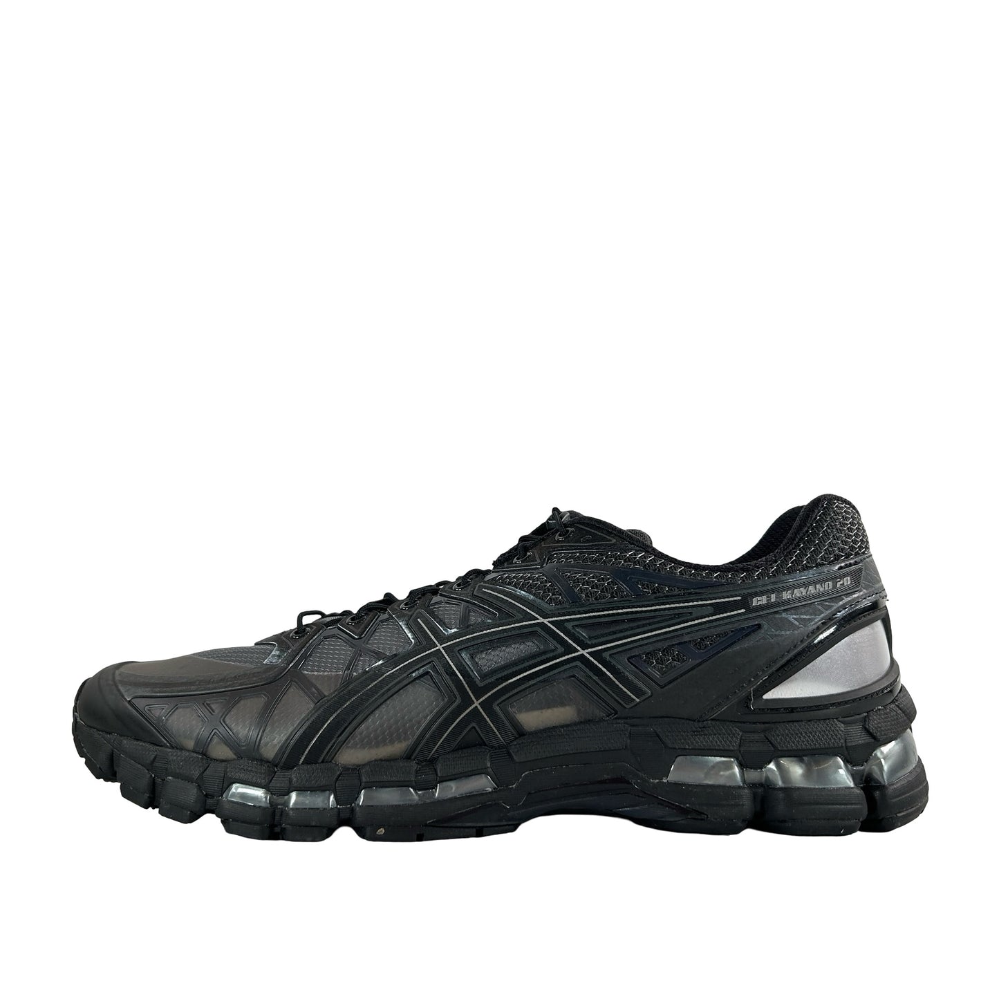 1203A529 020 ASICS Gel-Kayano 20 Unaffected Black Obsidian Grey Black [USED] - 13 (Used) (No Box)