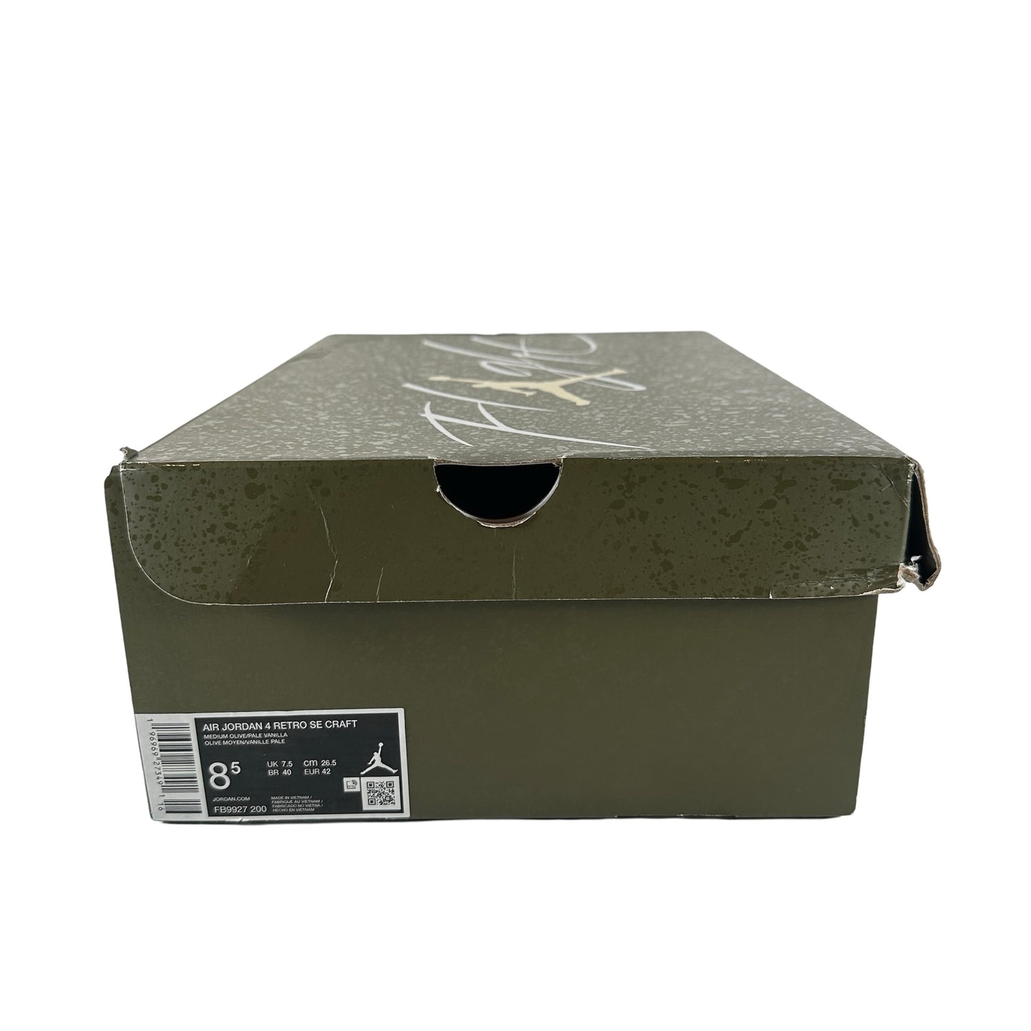 FB9927 200 Air Jordan 4 Craft Medium Olive [USED] - 8.5 M (Used2)