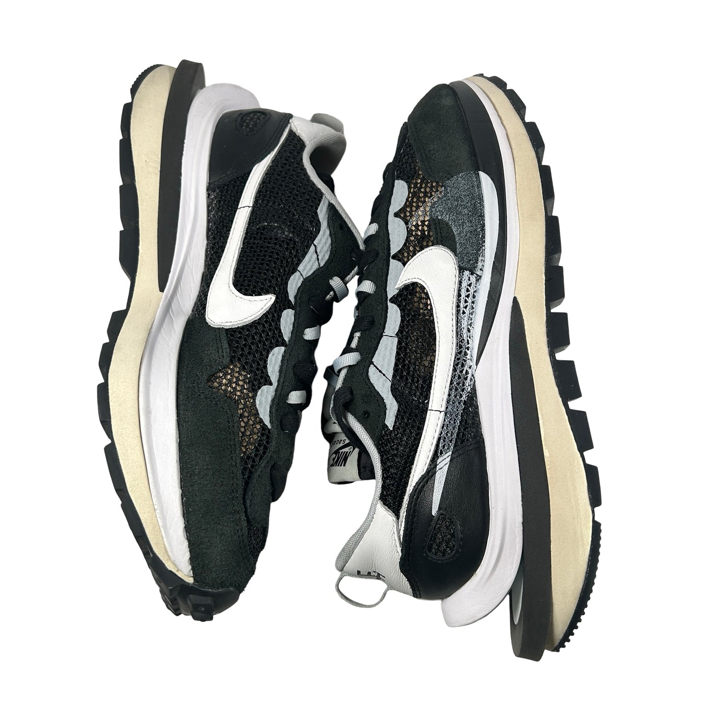 CV1363 001 Nike Vaporwaffle sacai Black White [USED] - 9.5 M (Used) (No Box)