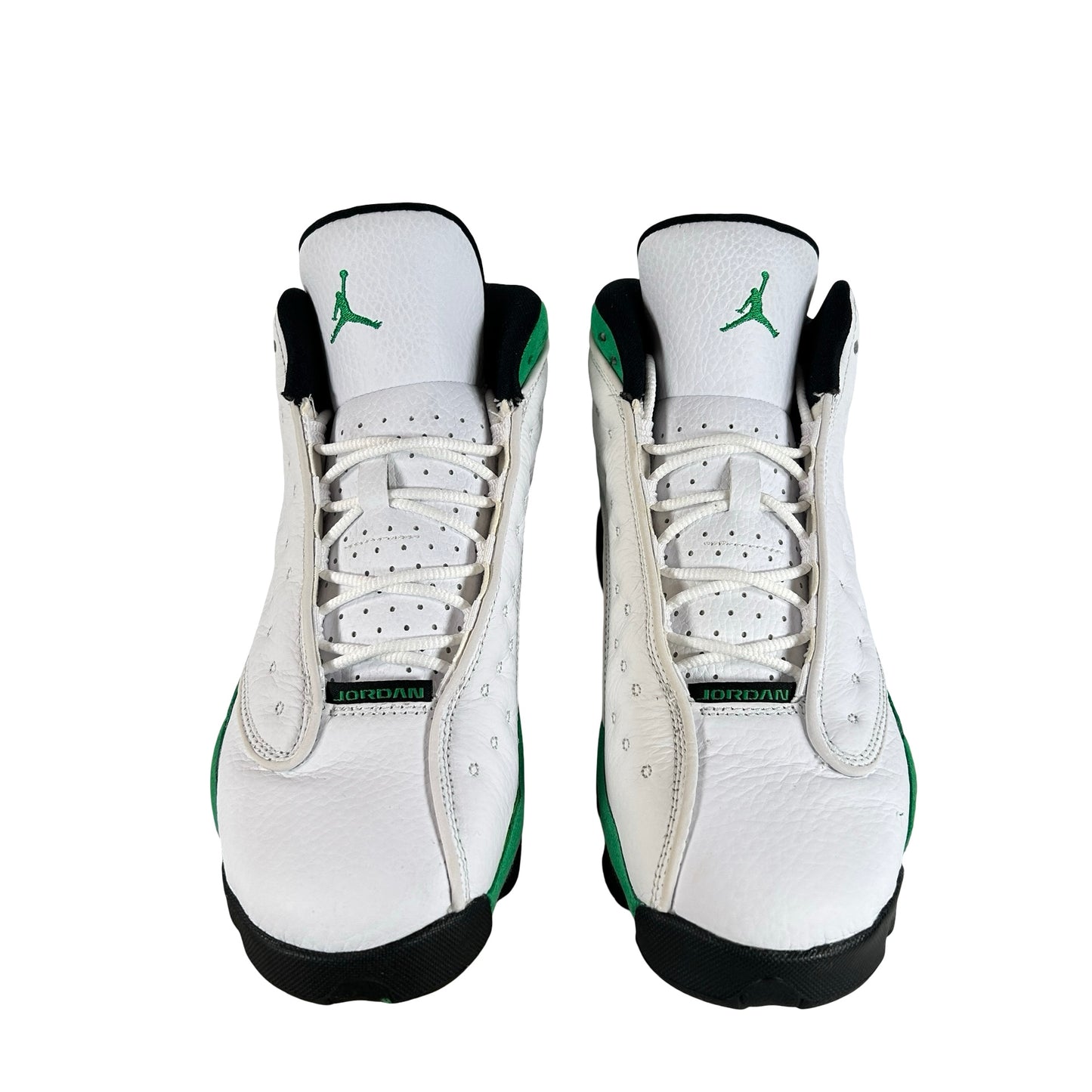 DB6536 113 Jordan 13 Retro White Lucky Green (GS) [USED] - 7 Y (Used)