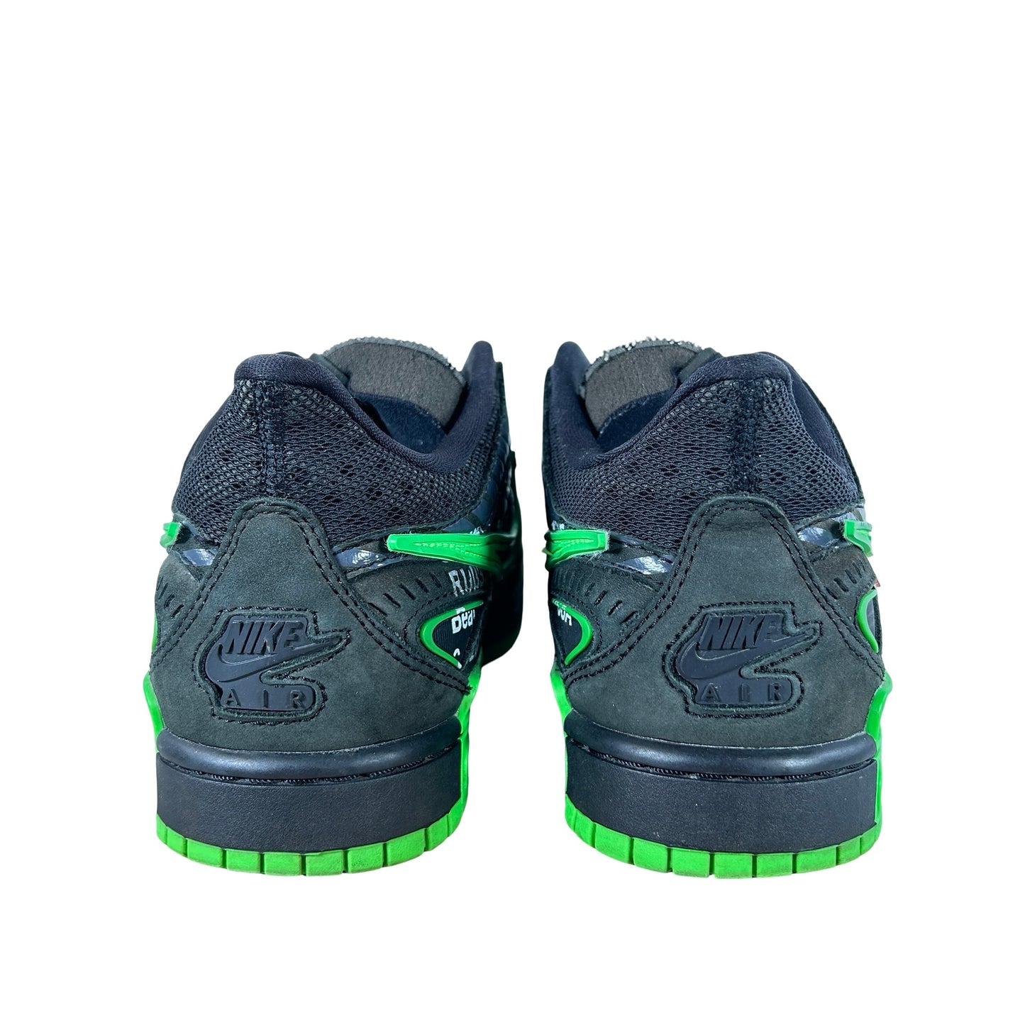 CU6015 001 Nike Air Rubber Dunk Off-White Green Strike [USED] - 8 M (Used)