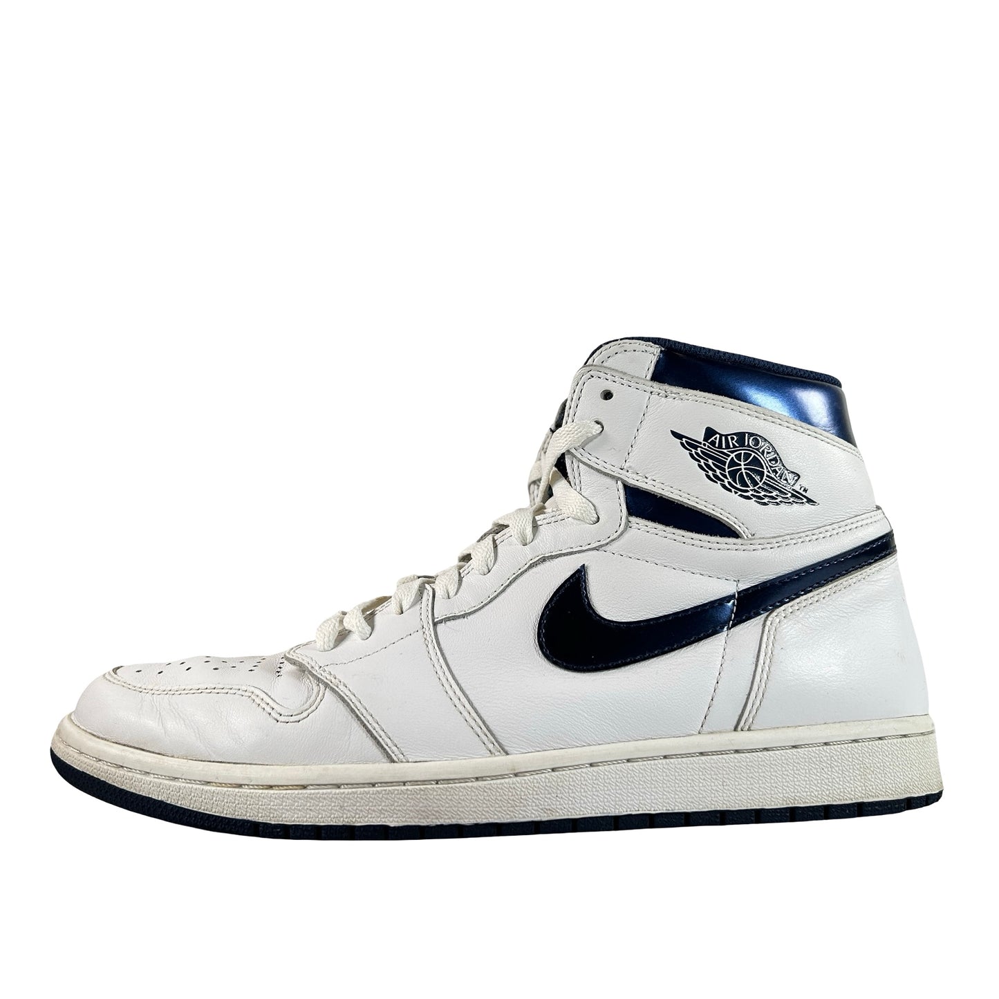555088 106 Air Jordan 1 Retro High OG Metallic Navy 2016 [USED] - 11.5 (Used)