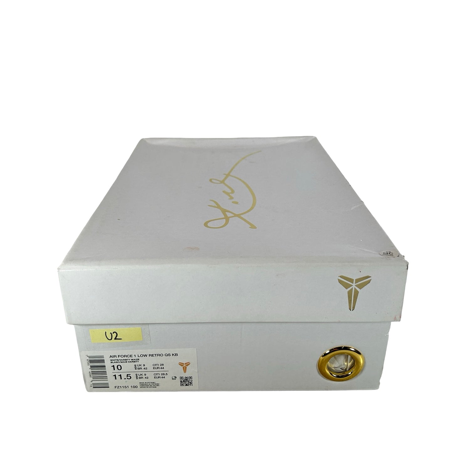 FZ1151 100 Nike Air Force 1 Low Retro QS Kobe Bryant Lakers Home [USED] - 10 M (Used2)