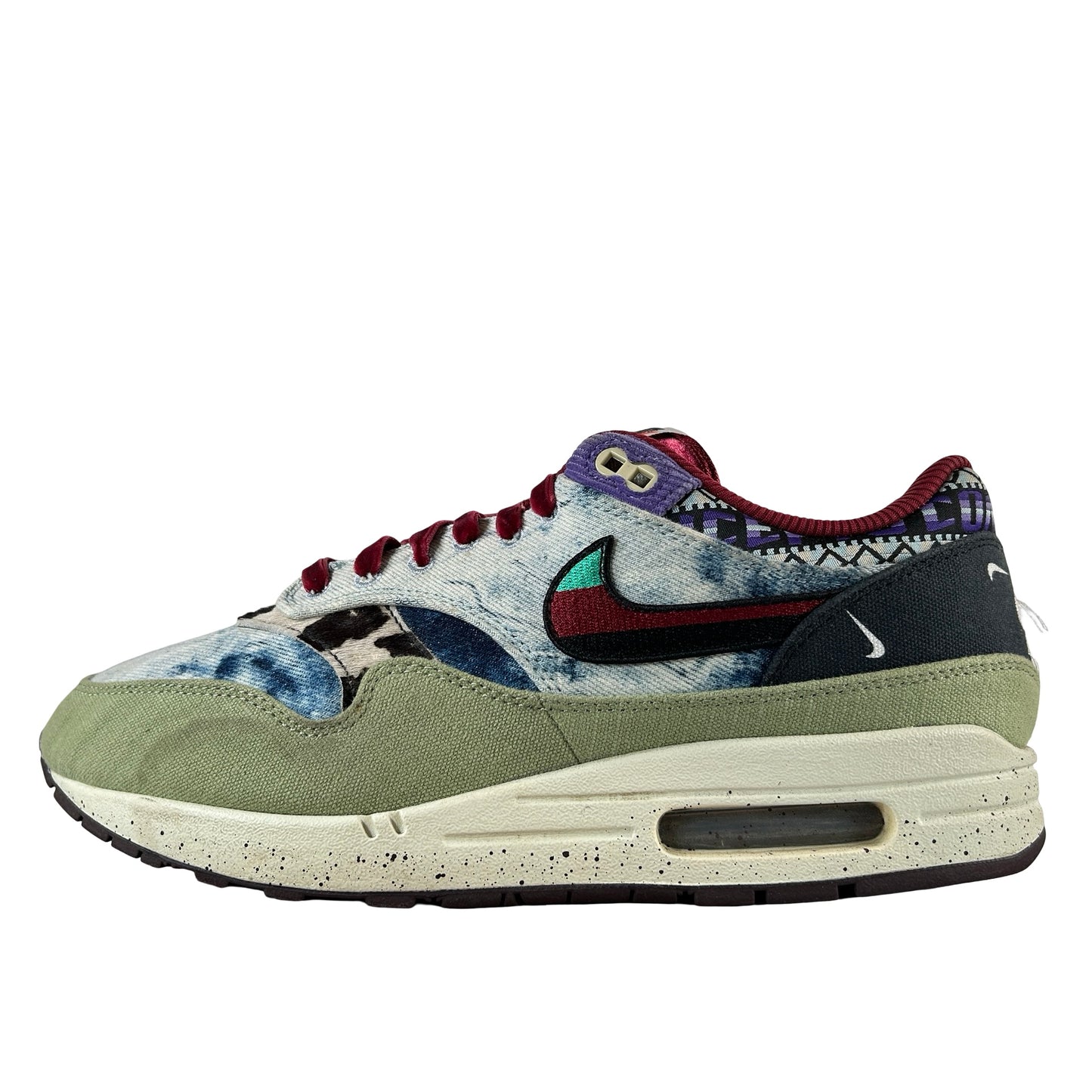 DN1803 300 Nike Air Max 1 Concepts Denim Olive Canvas [USED] - 10 M (Used2)