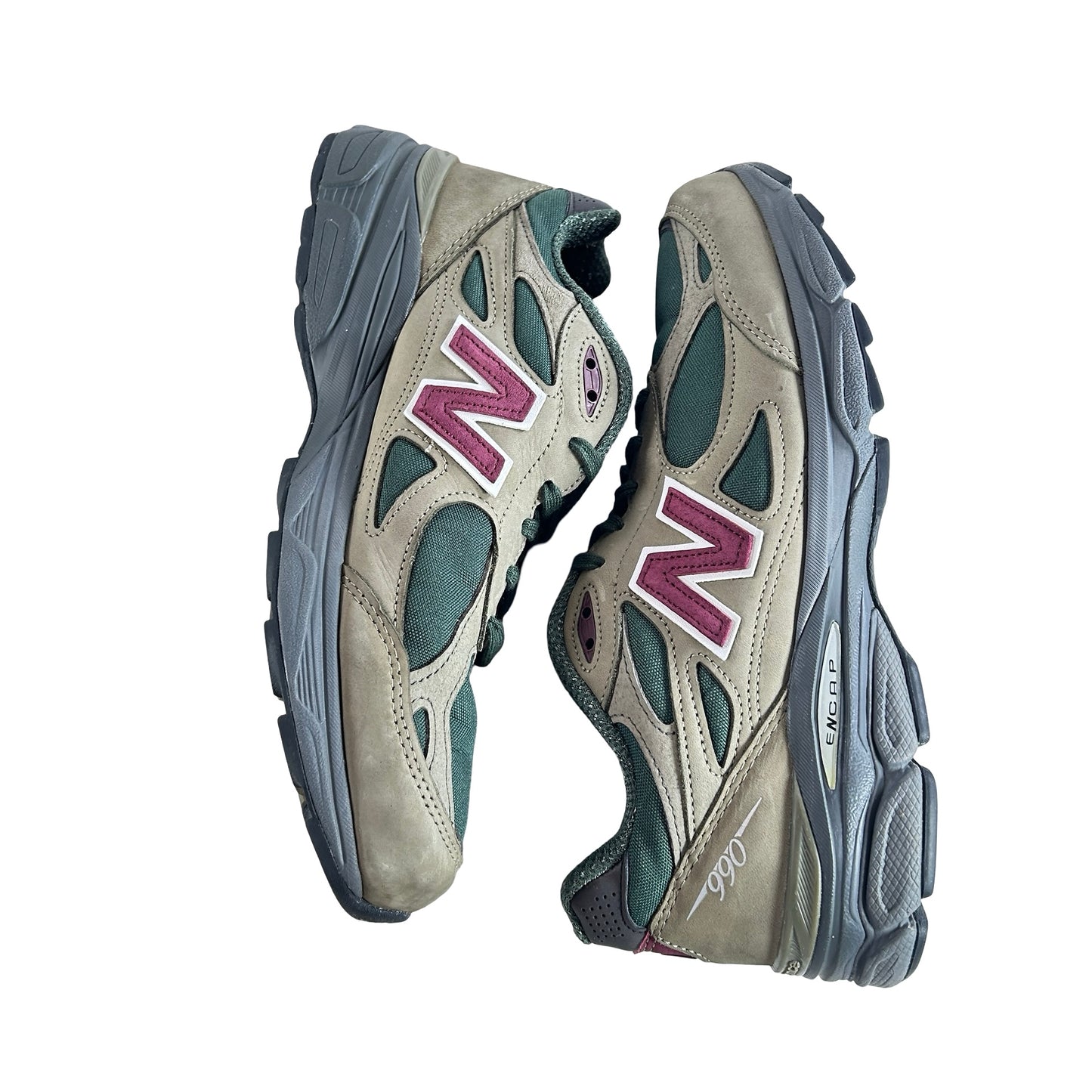 M990GP3 New Balance 990v3 MiUSA Teddy Santis Verde Púrpura