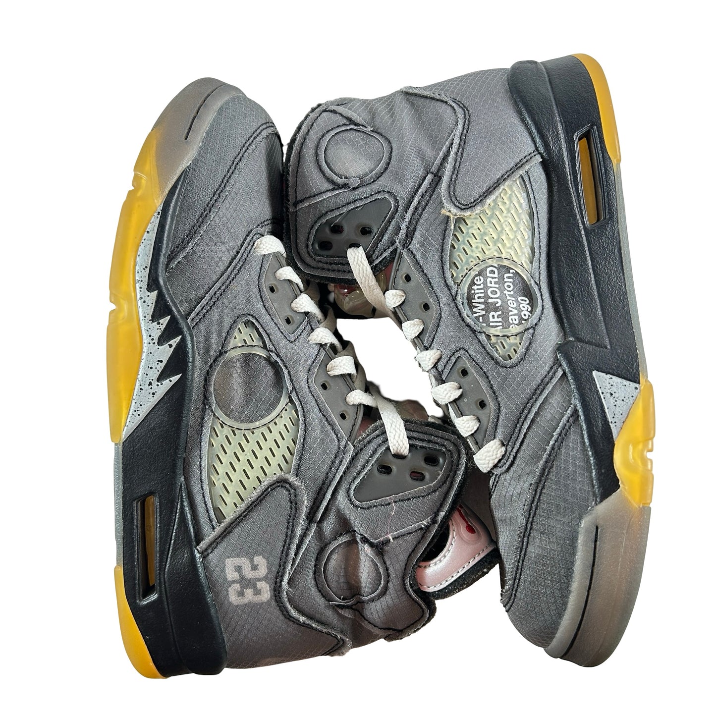 CT8480 001 Jordan 5 Off-White Black [USED] - 7.5 M (Used2)