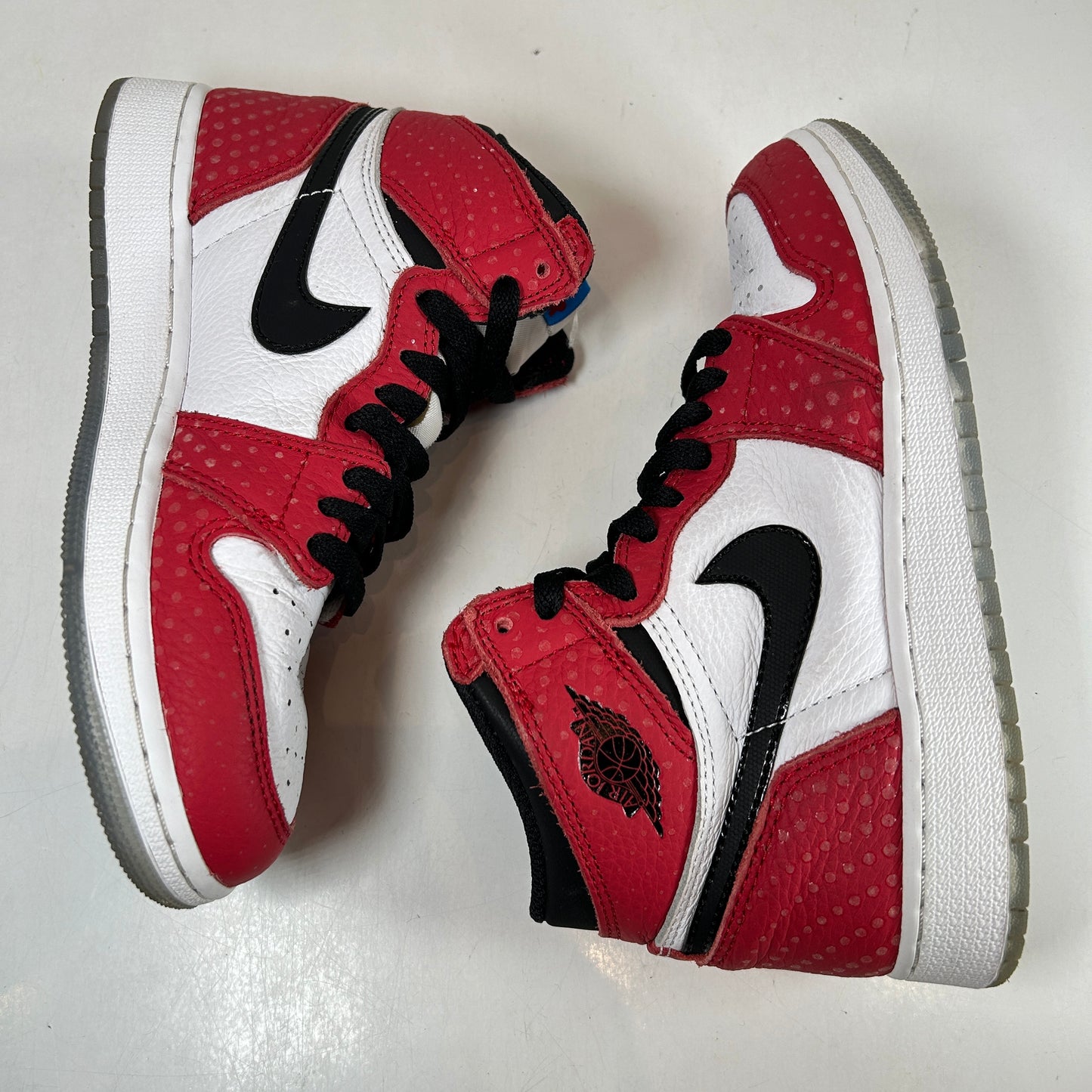 575441 602 Jordan 1 Retro High Spider-Man Origin Story (GS) [USED] - 4 Y (Used) (No Box)