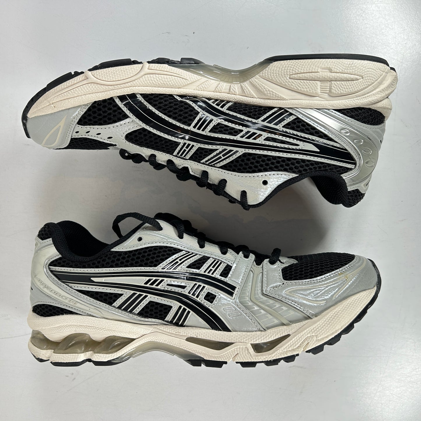 1201A019 005 ASICS Gel-Kayano 14 Black Seal Grey [USED] - 9 M (Used) (No Box)