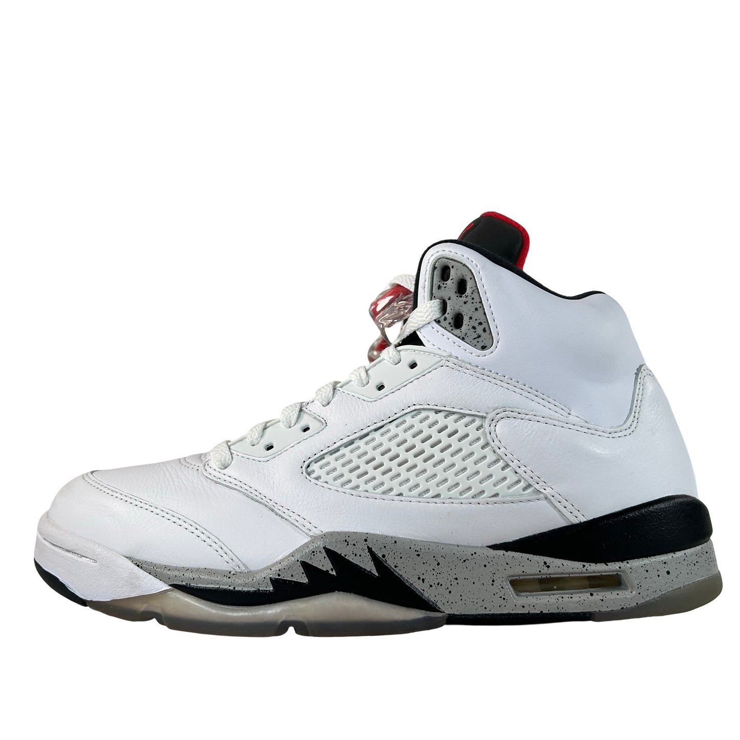 136027 104 Jordan 5 Retro White Cement [USED] - 9 M (Used)