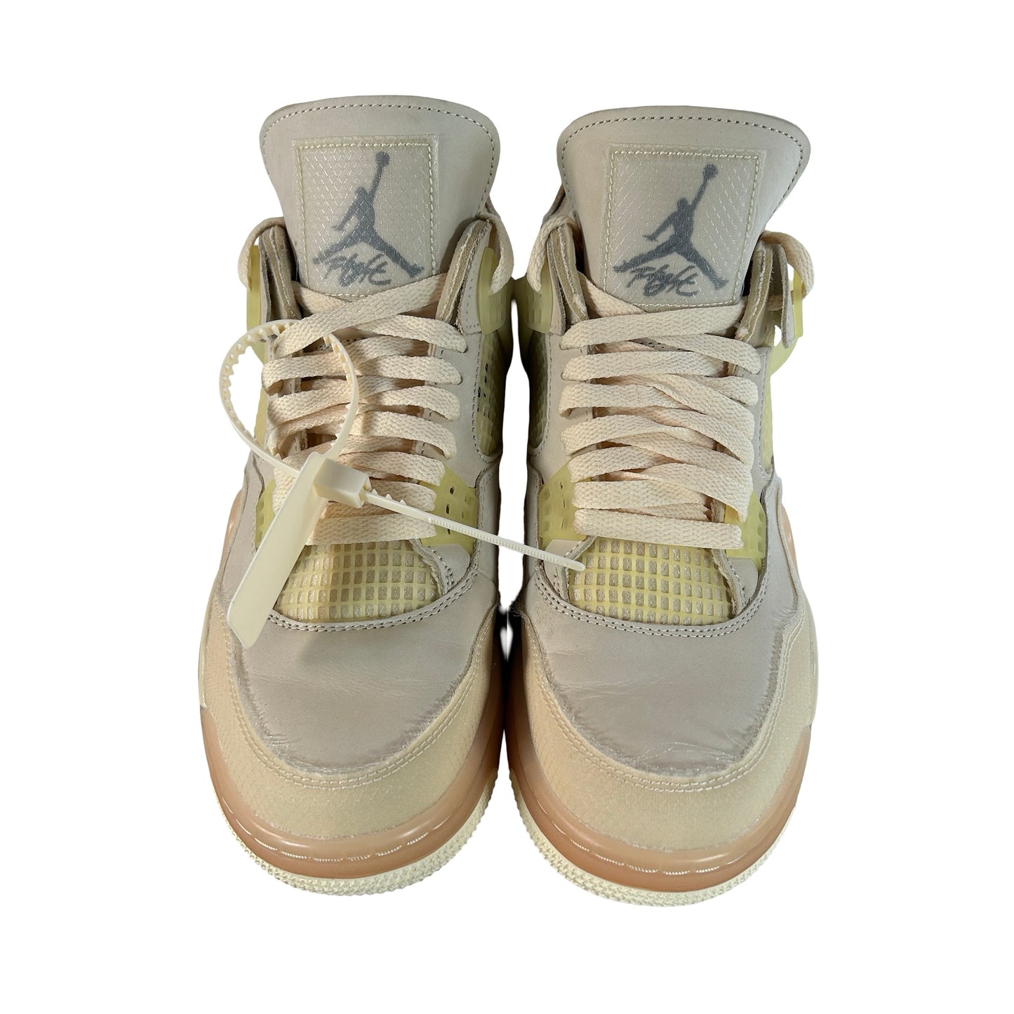 CV9388 100 Jordan 4 Retro Off-White Sail (Women's) [USED] - 11 W (Used2) (No Box2)