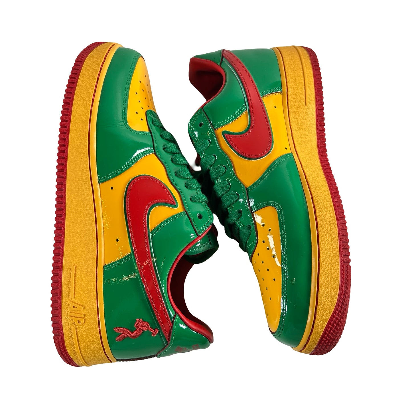 IH4383 300 Nike Air Force 1 Low Lil Yachty Concrete Boys Lucky Green [USED] - 9.5 M (Used)