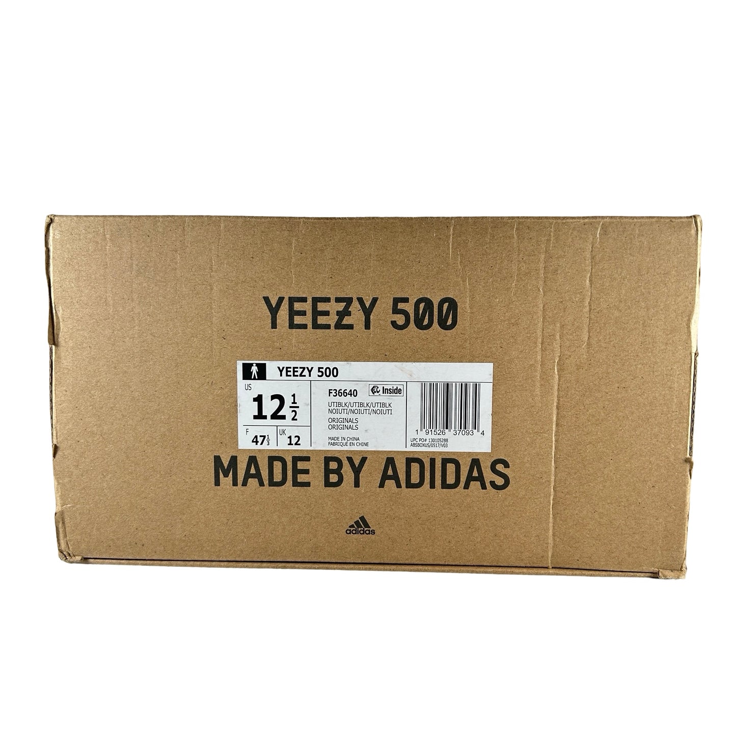 F36640 Adidas Yeezy 500 Utility Black [USED] - 12.5 M (Used)