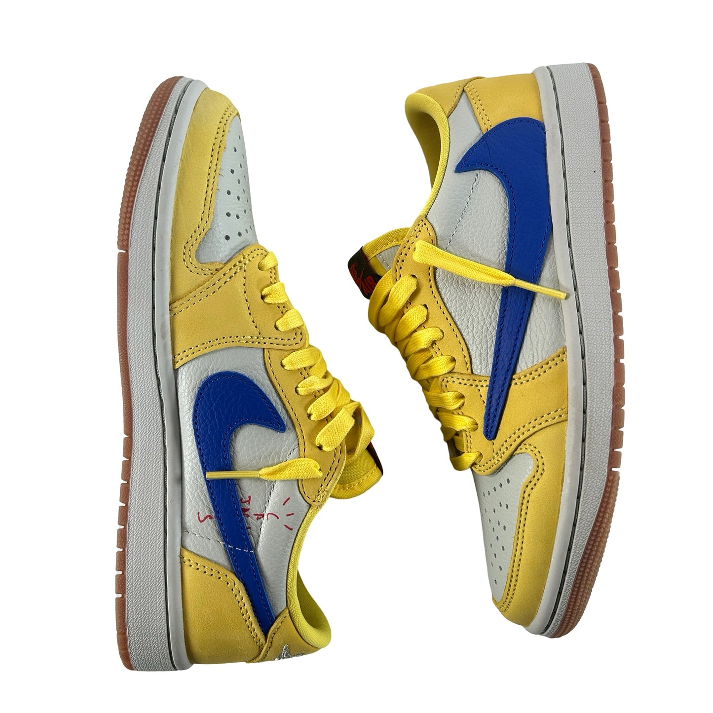 DZ4137 700 Jordan 1 Retro Low OG SP Travis Scott Canary (Women's) [USED] - 6.5 W (Used)