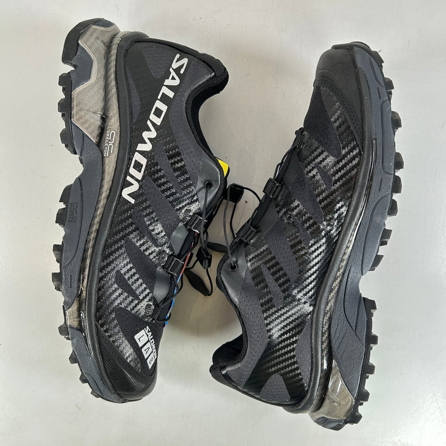 L4713290029 Salomon XT-4 OG Black Silver Metallic [USED] - 8.5 M (Used)