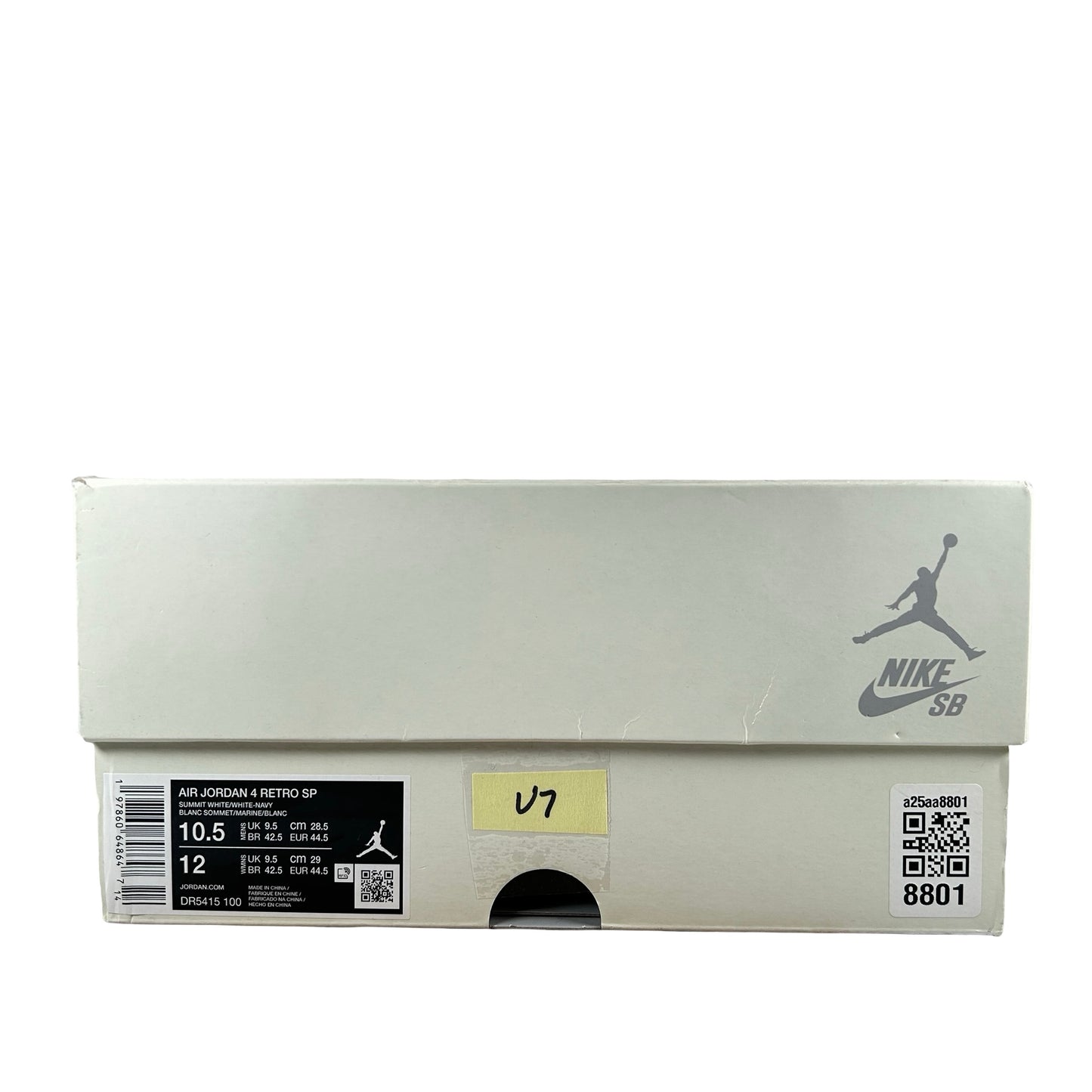 DR5415 100 Jordan 4 Retro SB Navy [USED] - 10.5 M (Used7)