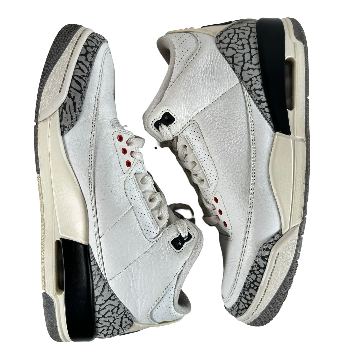 DN3707 100 Jordan 3 Retro White Cement Reimagined [USED] - 9 M (Used) (No Box)