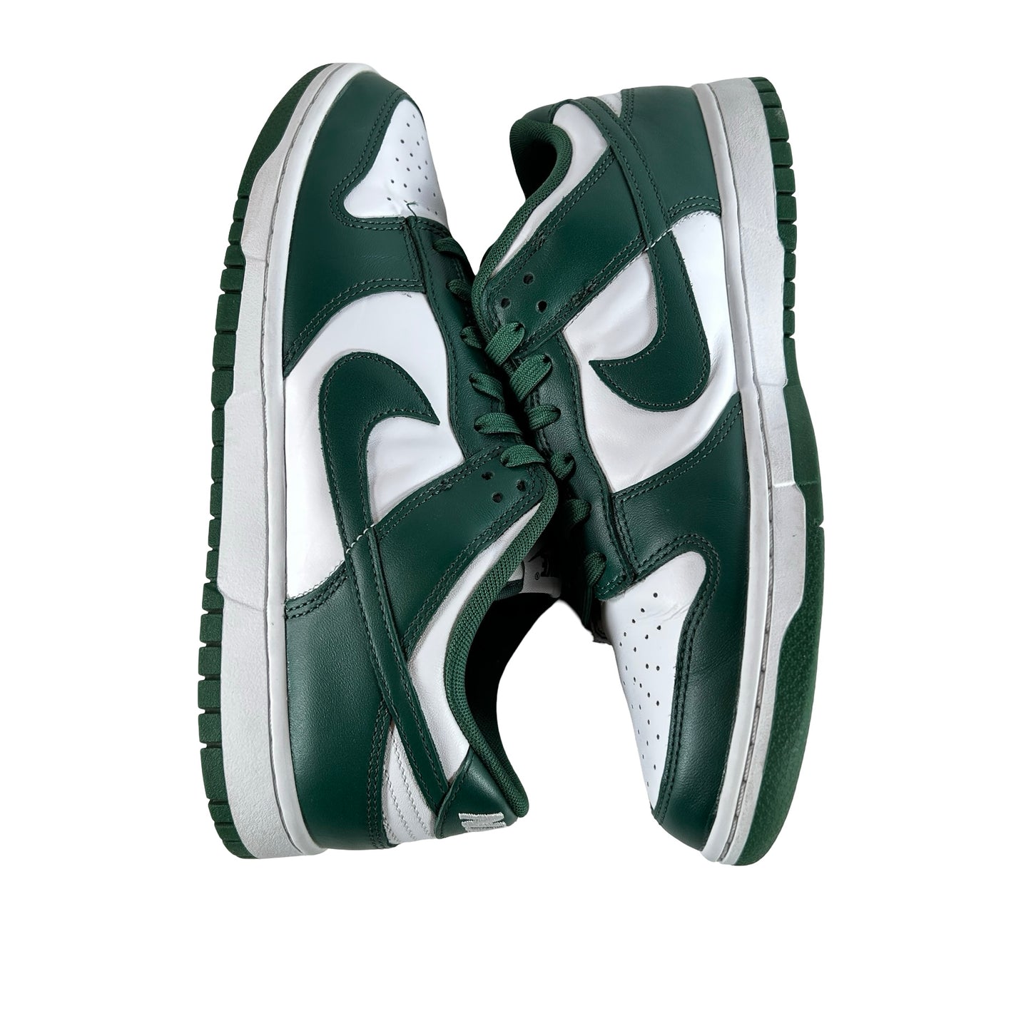 DD1391 101 Nike Dunk Low Michigan State [USED] - 10 M (Used2)