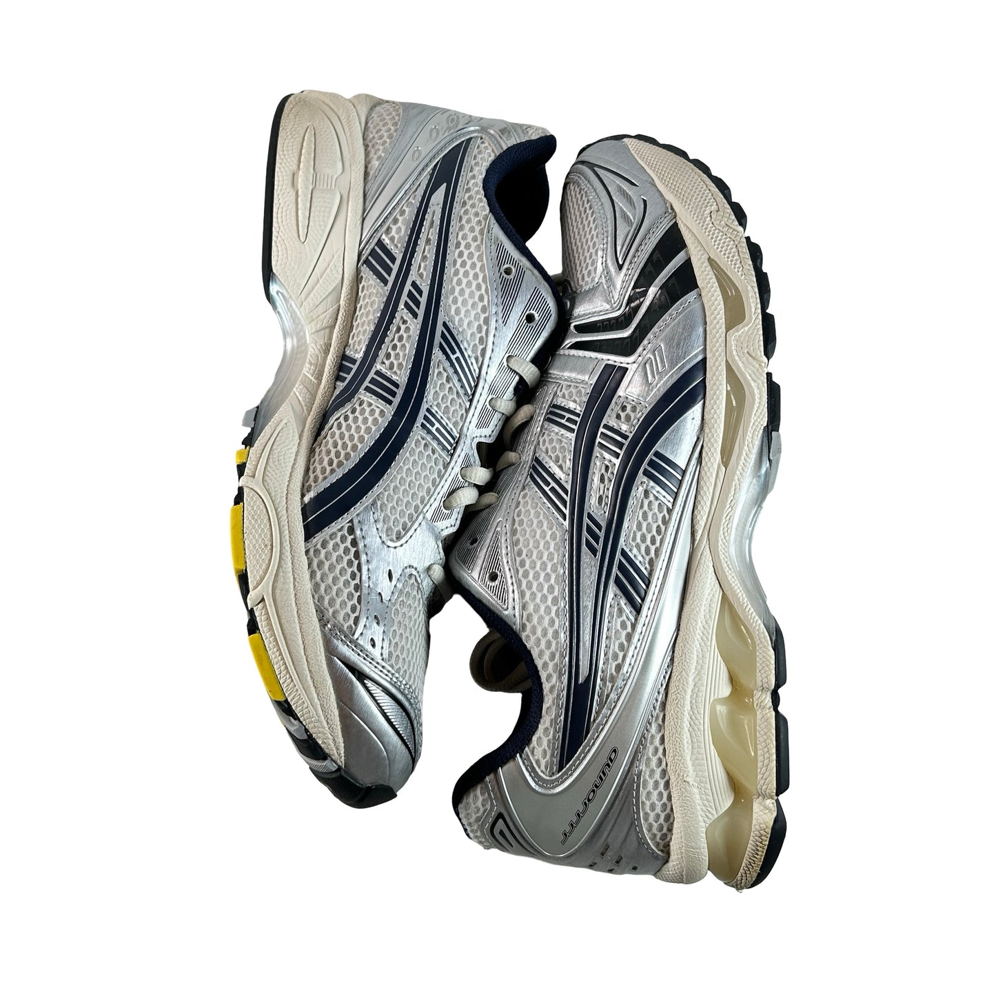 1203A961 100 ASICS Gel-Kayano 14 JJJJound White Navy [USED] - 10 M (Used)