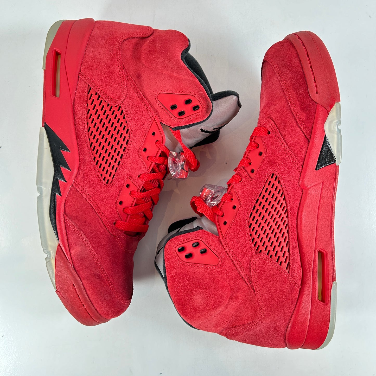 136027 602 Jordan 5 Retro Red Suede [USED] - 10.5 M (VNDS) (Replace Box)
