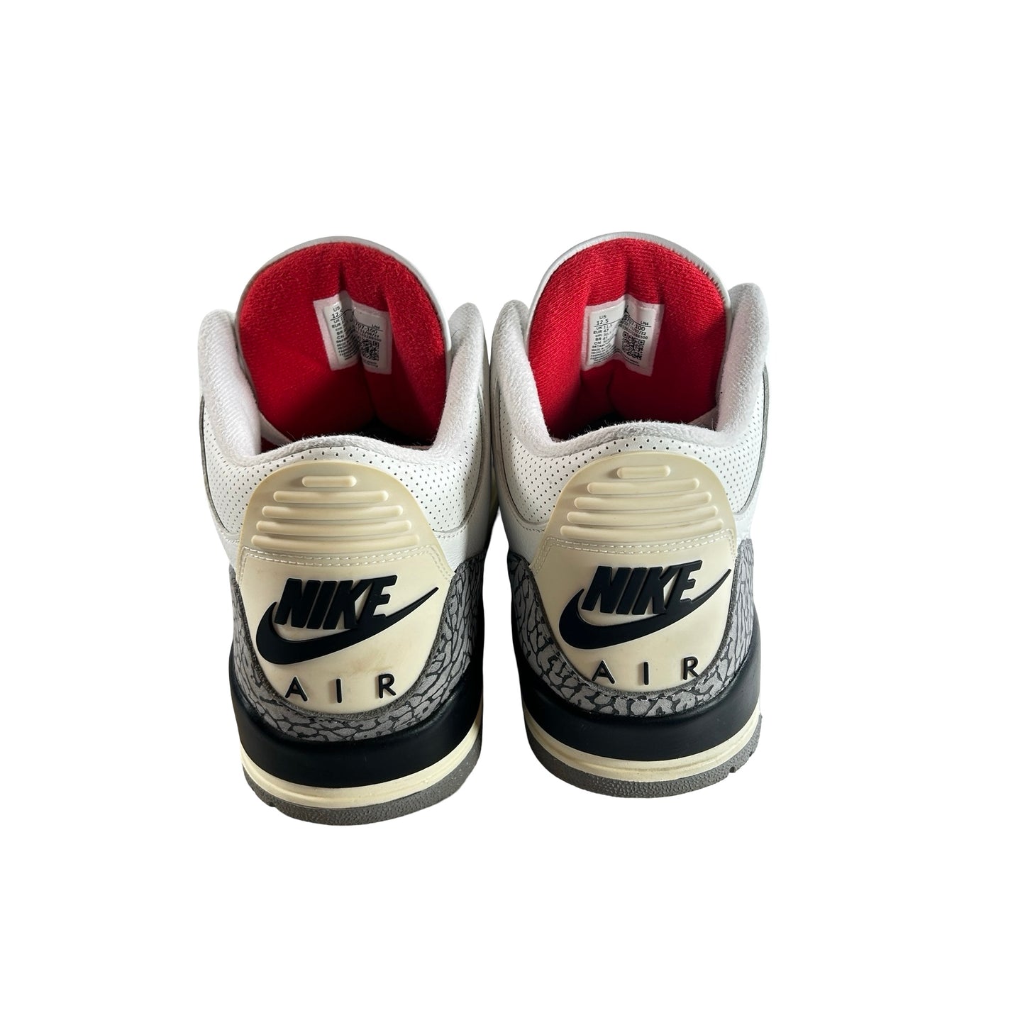 DN3707 100 Jordan 3 Retro White Cement Reimagined [USED] - 12.5 M (Used8)