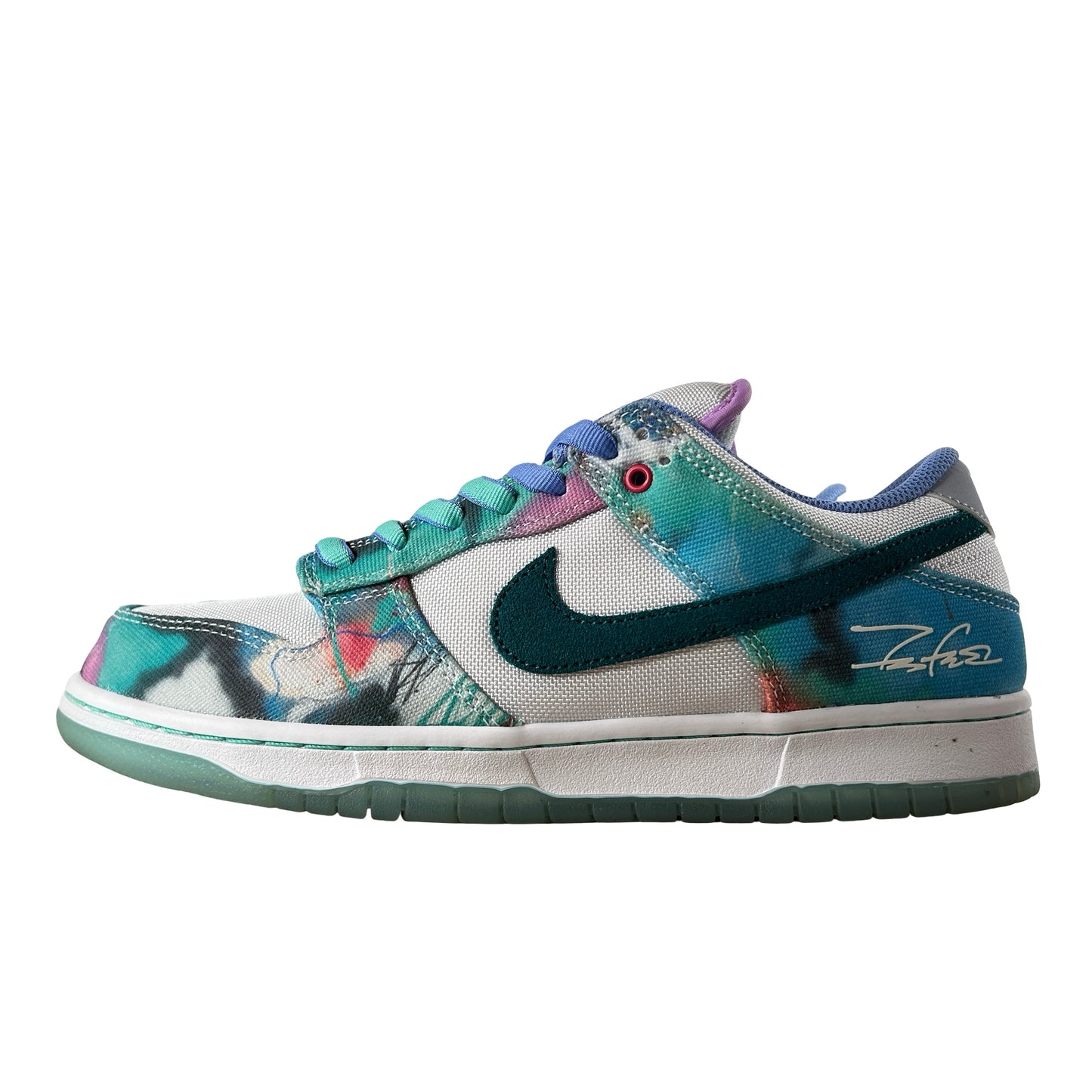 HF6061 400 Nike SB Dunk Low Futura Laboratories Bleached Aqua [USED] - 9 M (Used4)