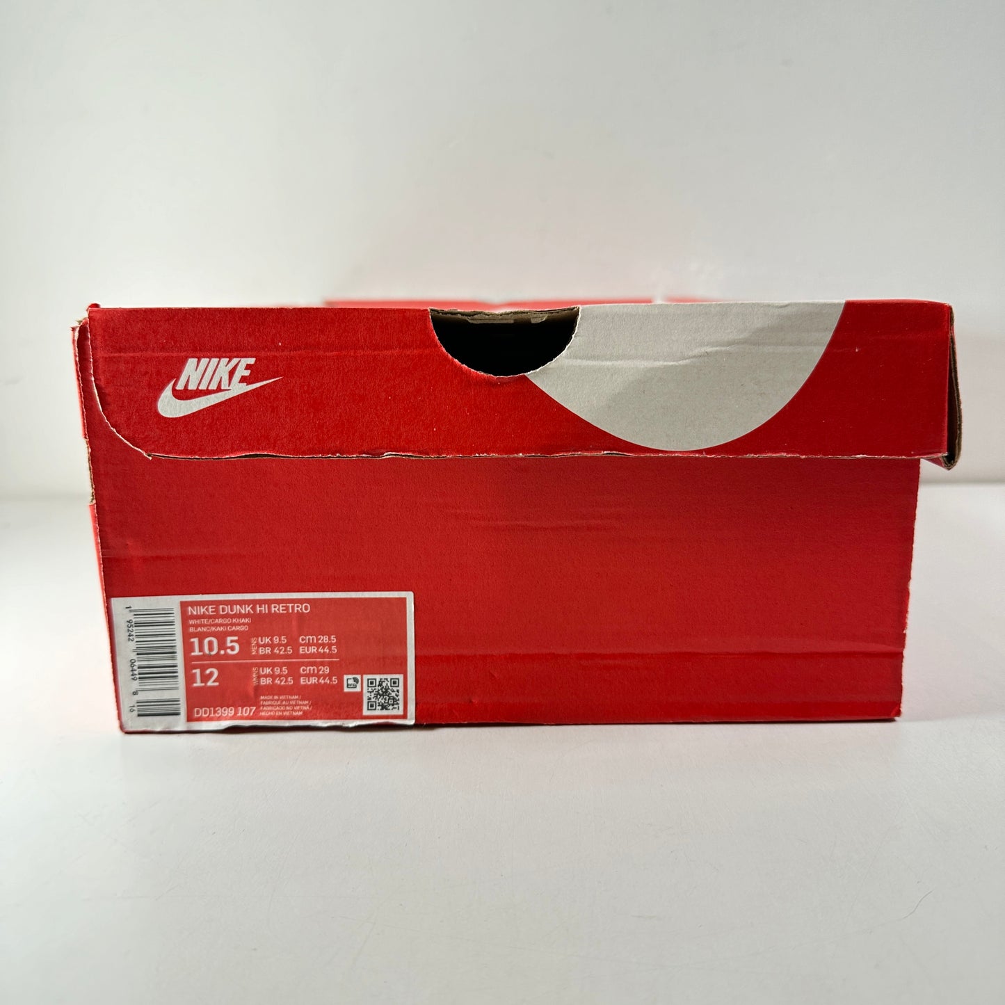 DD1399 107 Nike Dunk High Retro Cargo Khaki (2021) [USED] - 10.5 M (Used)