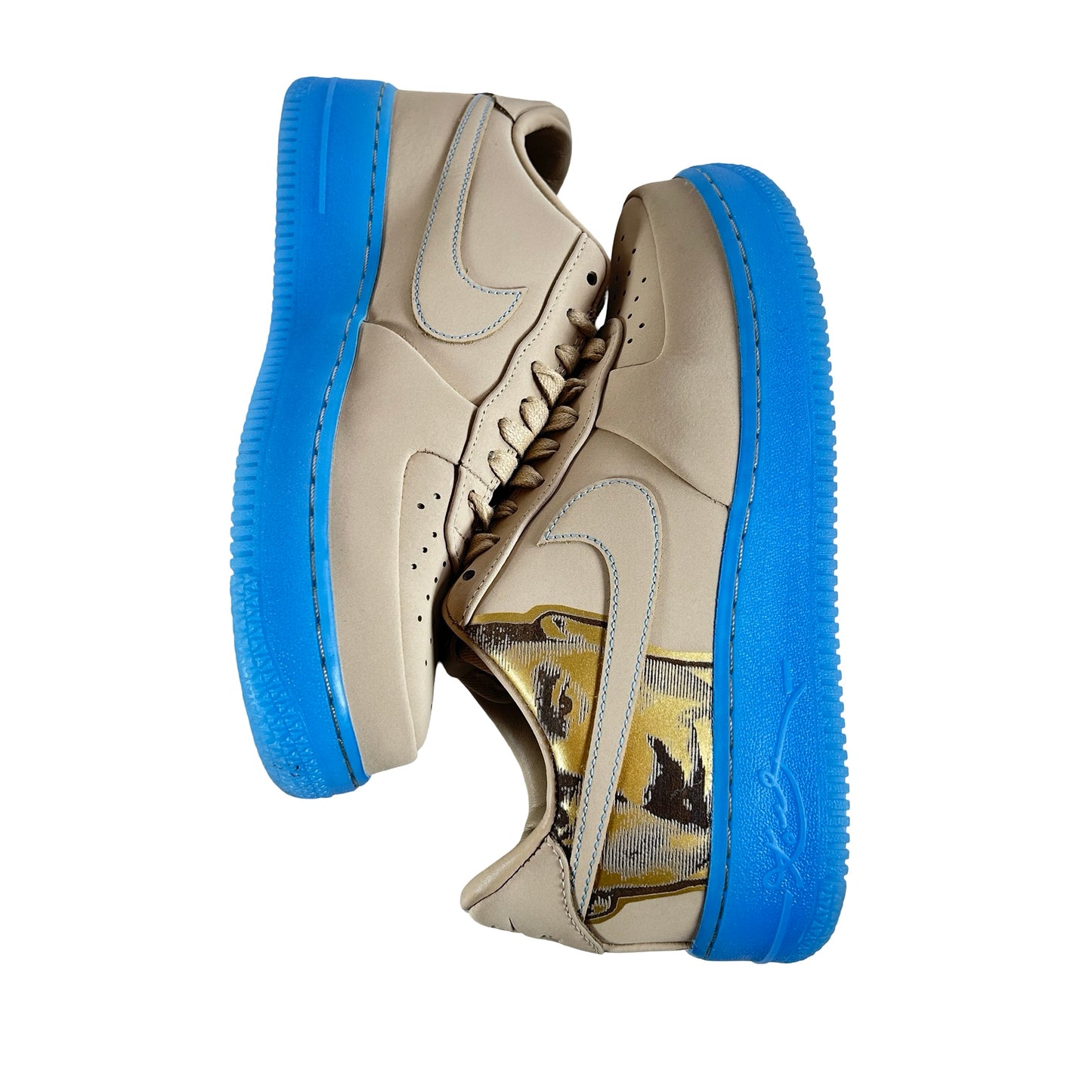 IH1018 200 Nike Air Force 1 Low Protro Kobe Bryant Linen [USED] - 8 M (Used) (Replace Box)