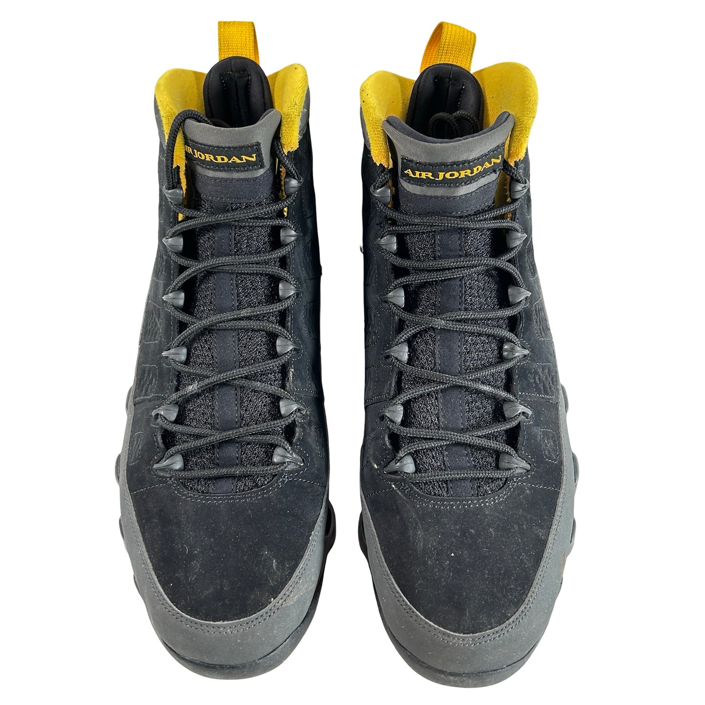 CT8019 070 Jordan 9 Retro Dark Charcoal University Gold [USED] - 12 M (Used) (No Box2)