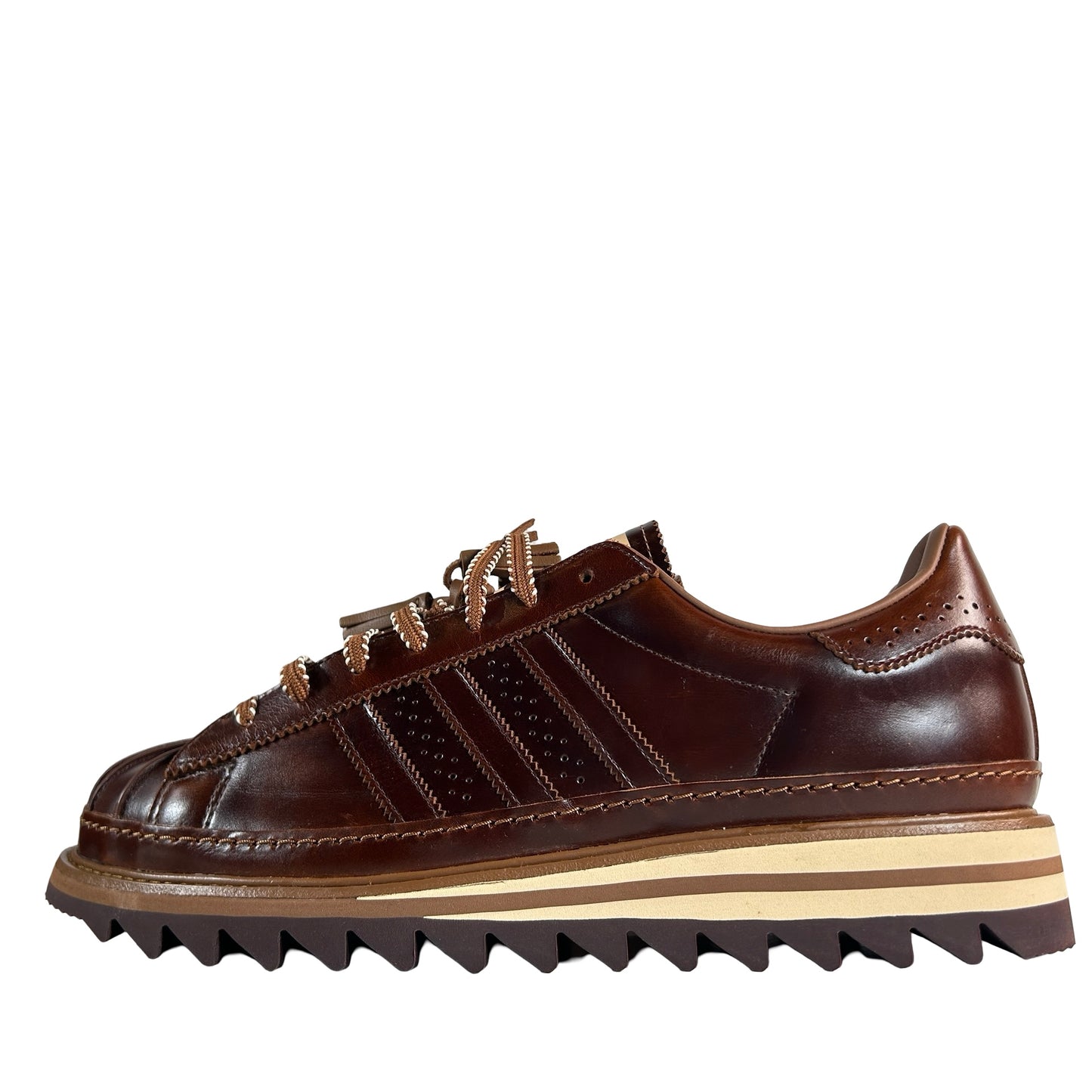 KI8779 Clot x Adidas Superstar Wild Brown