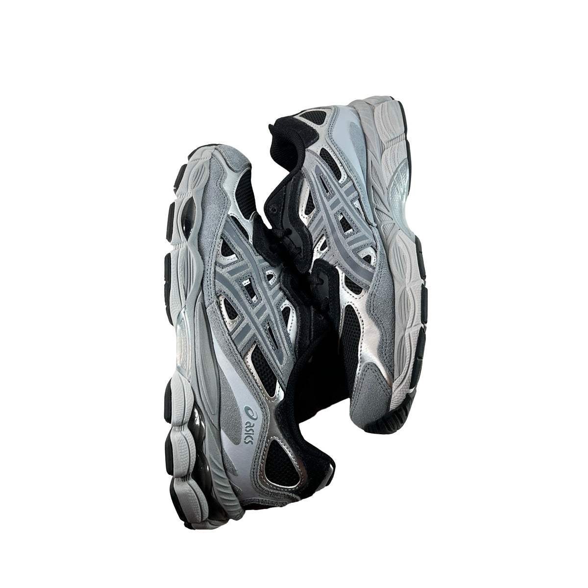 1203A383 003 ASICS Gel-NYC Black Fjord Grey [USED] - 8.5 M (Used)