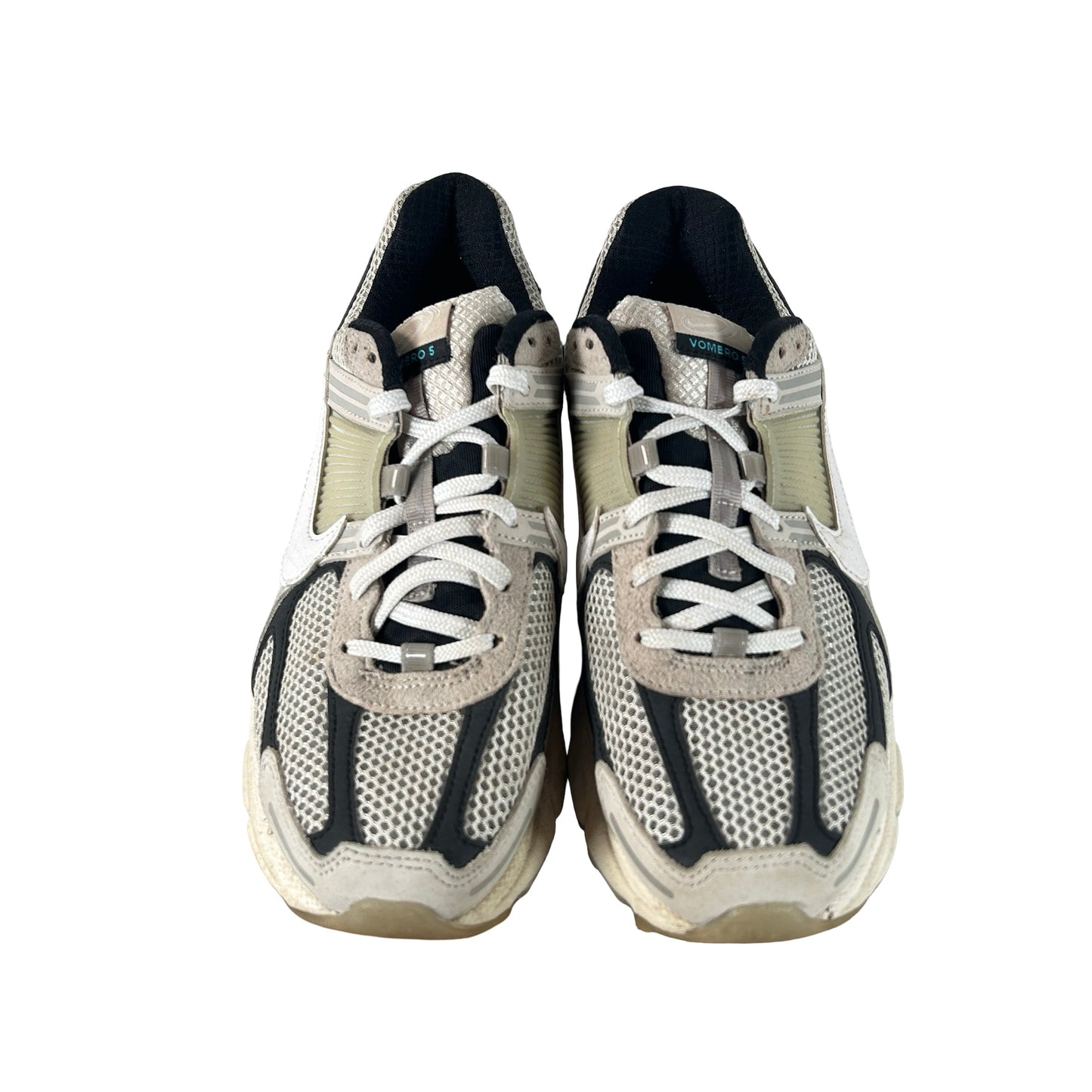 FN7649 110 Nike Zoom Vomero 5 Supersonic Light Bone Black [USED] - 8 M (Used) (No Box)